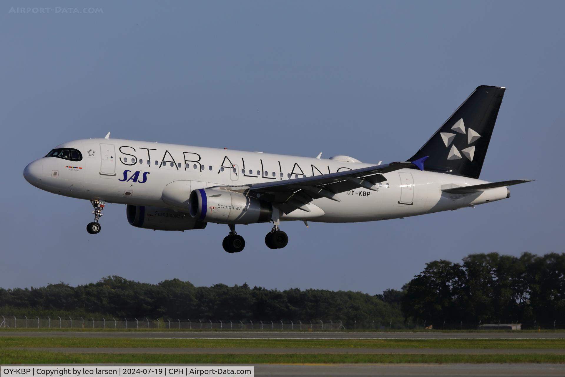 OY-KBP, 2006 Airbus A319-132 C/N 2888, Copenhagen 19.7.2024