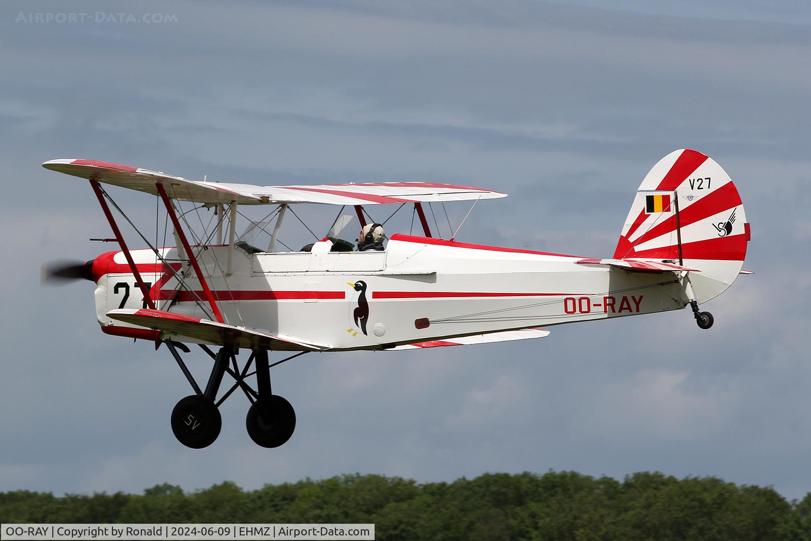 OO-RAY, 1951 Stampe-Vertongen SV-4B C/N 1169, at ehmz