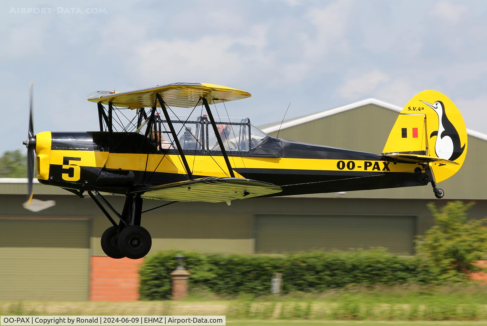 OO-PAX, 1948 Stampe-Vertongen SV-4B C/N 1147, at ehmz