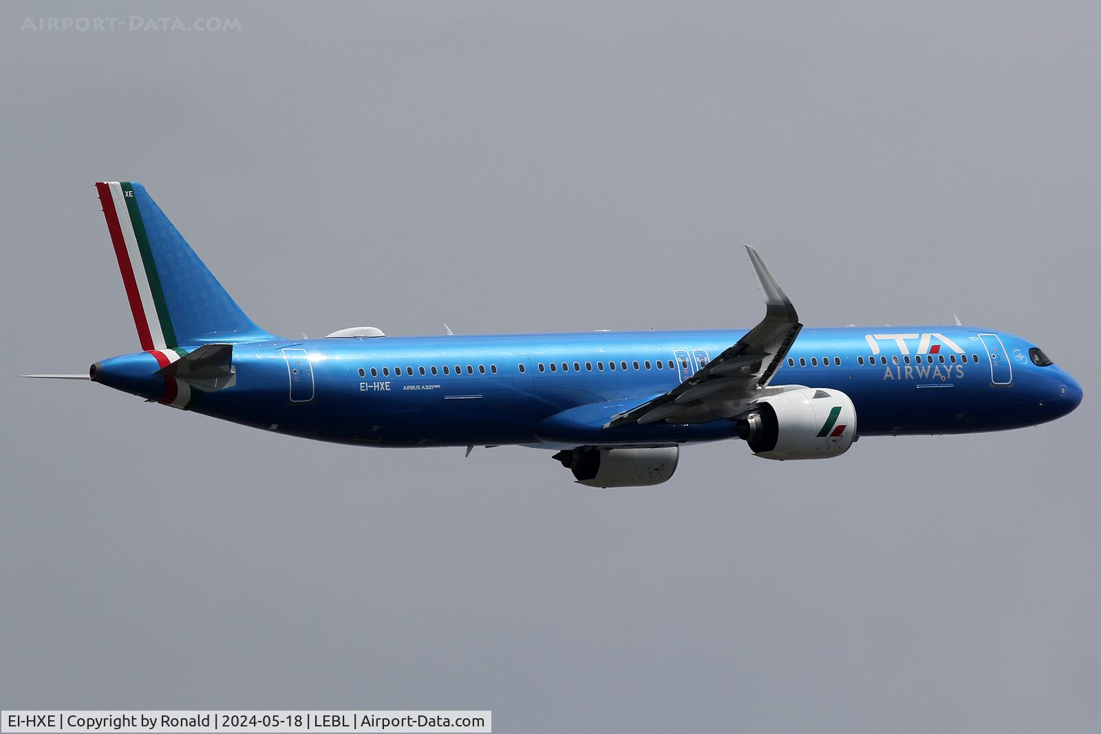 EI-HXE, 2024 Airbus A321-271NX C/N 11833, at bcn