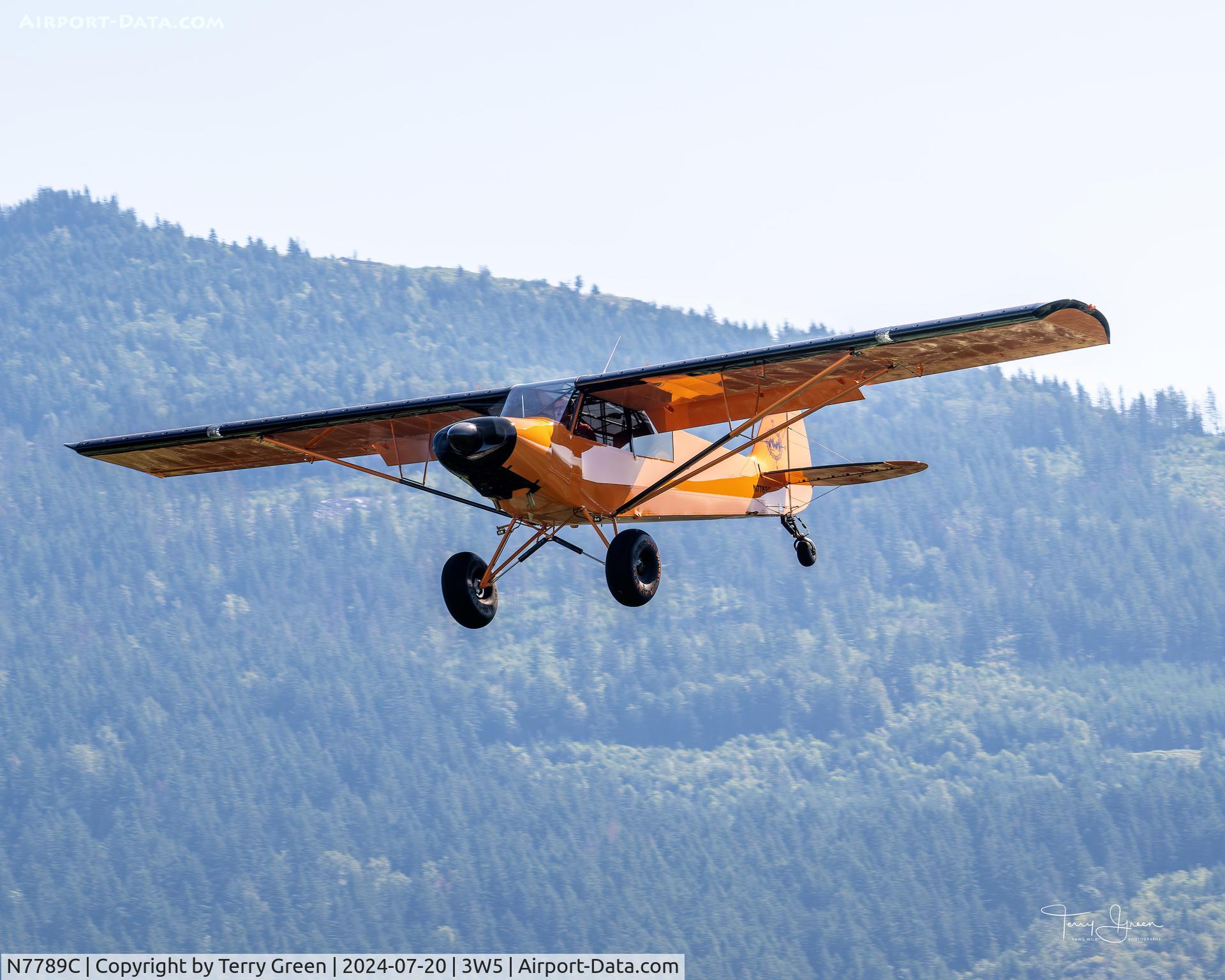 N7789C, 2024 JOSEPH P CASADY PA-18 REPLICA C/N JA2112176, 2024 CONCRETE FLY-IN