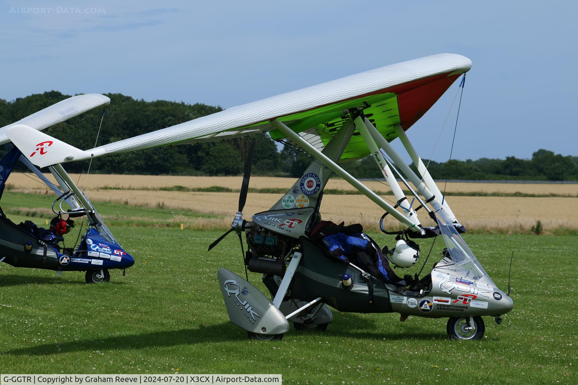 G-GGTR, 2022 Pegasus Sport Aviation Ltd Quik GTR C/N W6015, Parked at Northrepps.