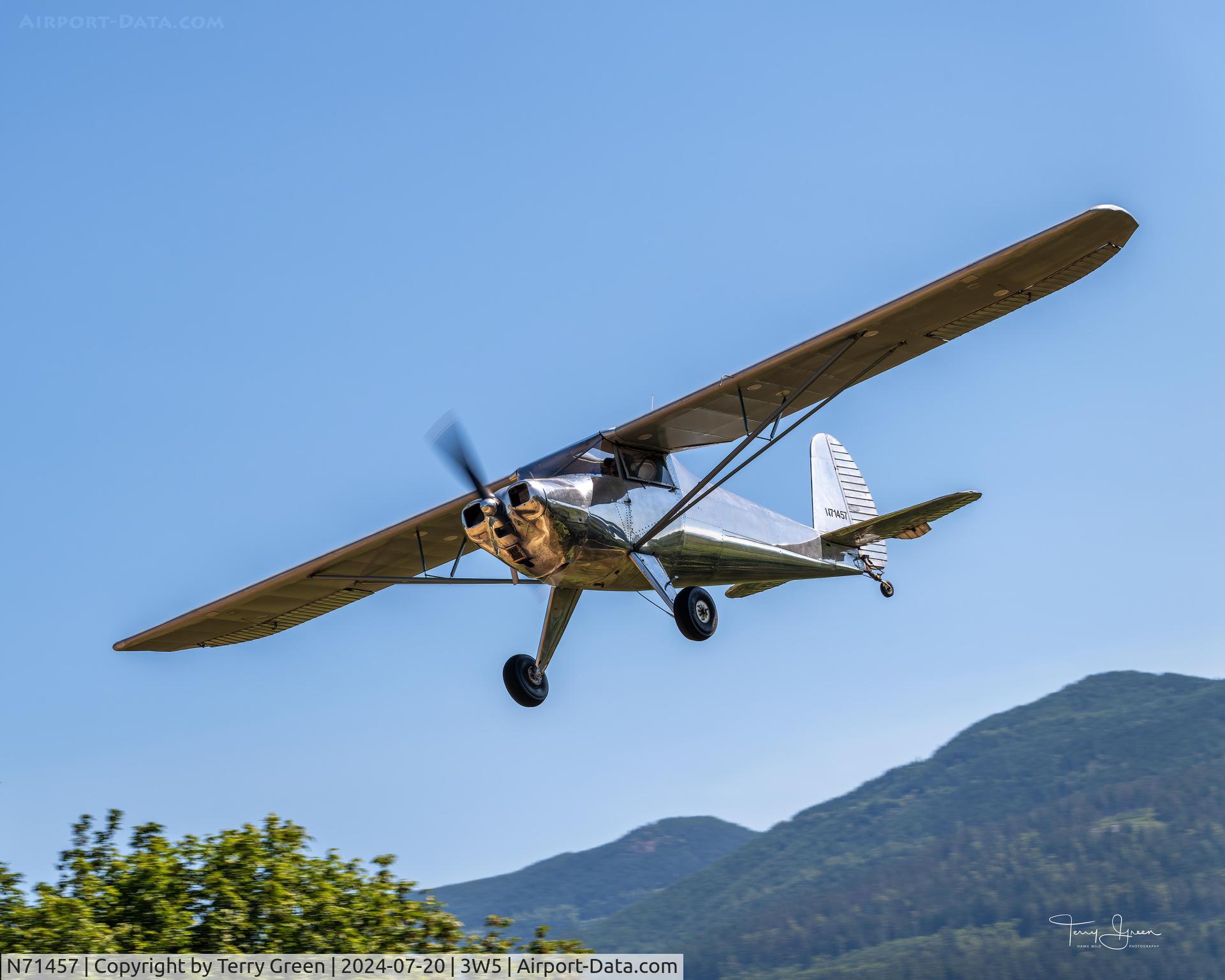 N71457, 1946 Silvaire LUSCOMBE 8A C/N 2884, 2024 CONCRETE FLY-IN