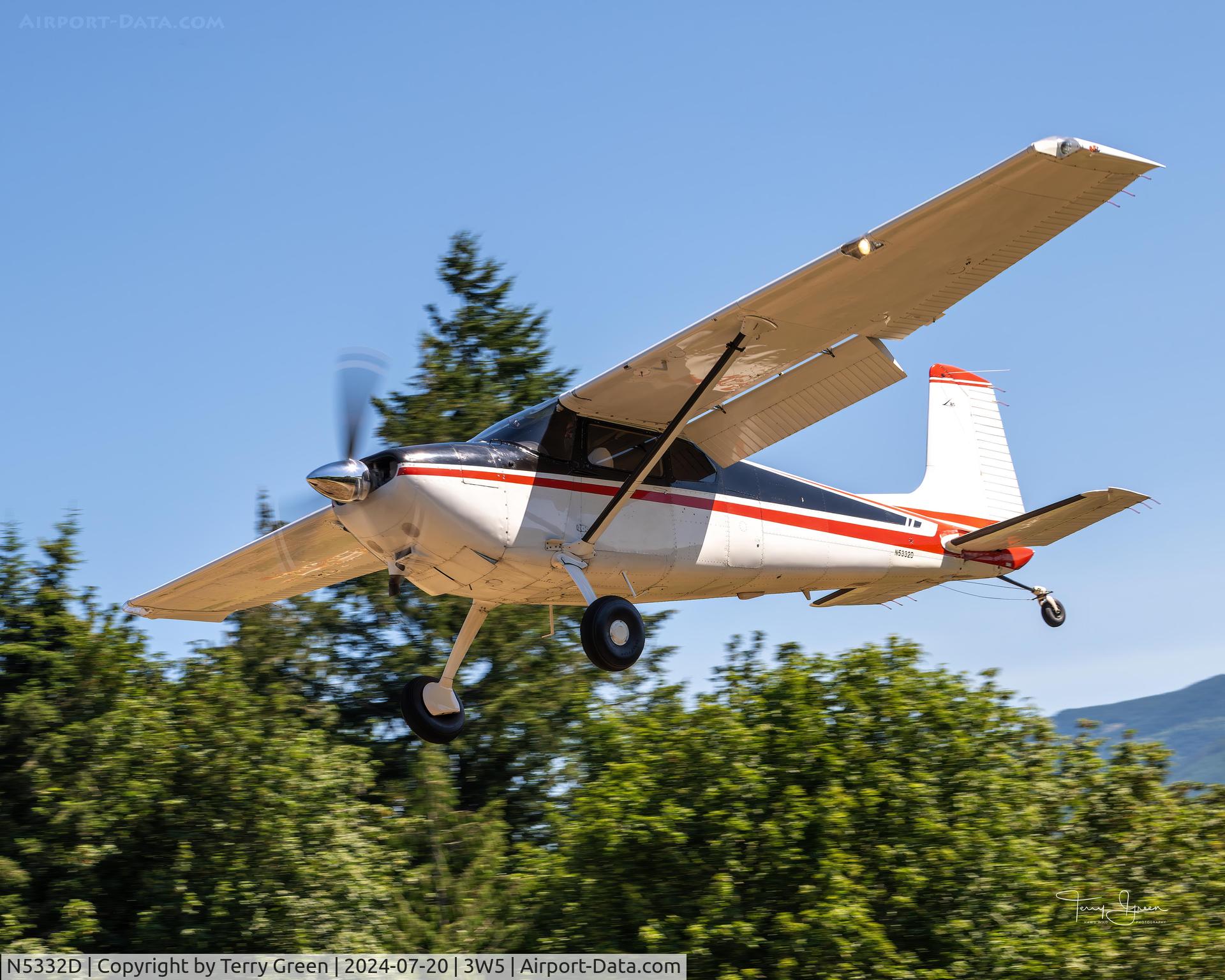 N5332D, 1958 Cessna 180A C/N 50230, 2024 CONCRETE FLY-IN