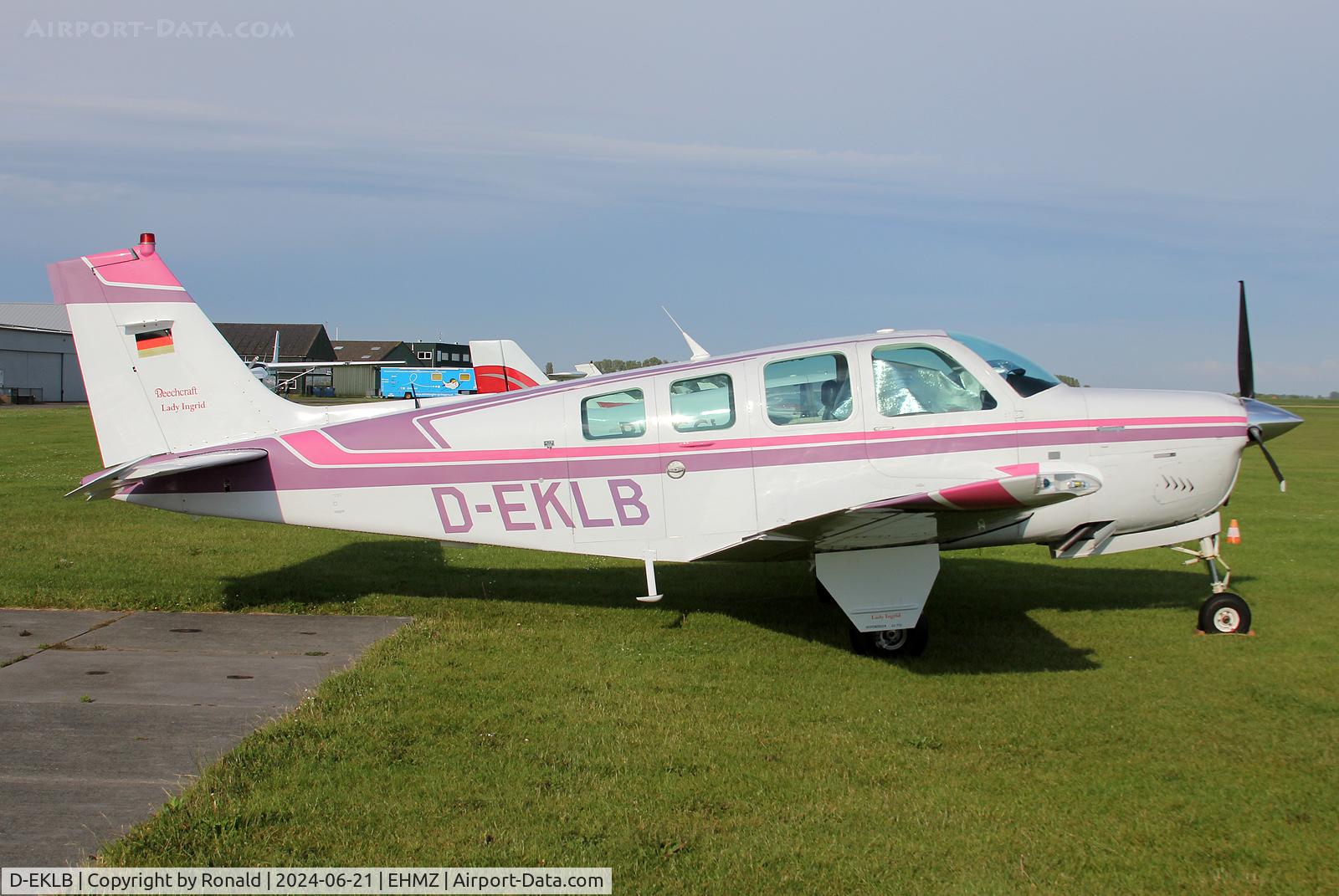 D-EKLB, Beechcraft A36 Bonanza C/N E-2444, at ehmz
