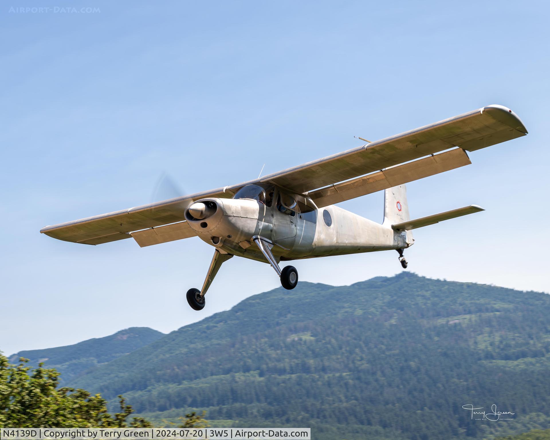 N4139D, 1958 Helio H-391B Courier C/N 088, 2024 CONCRETE FLY-IN