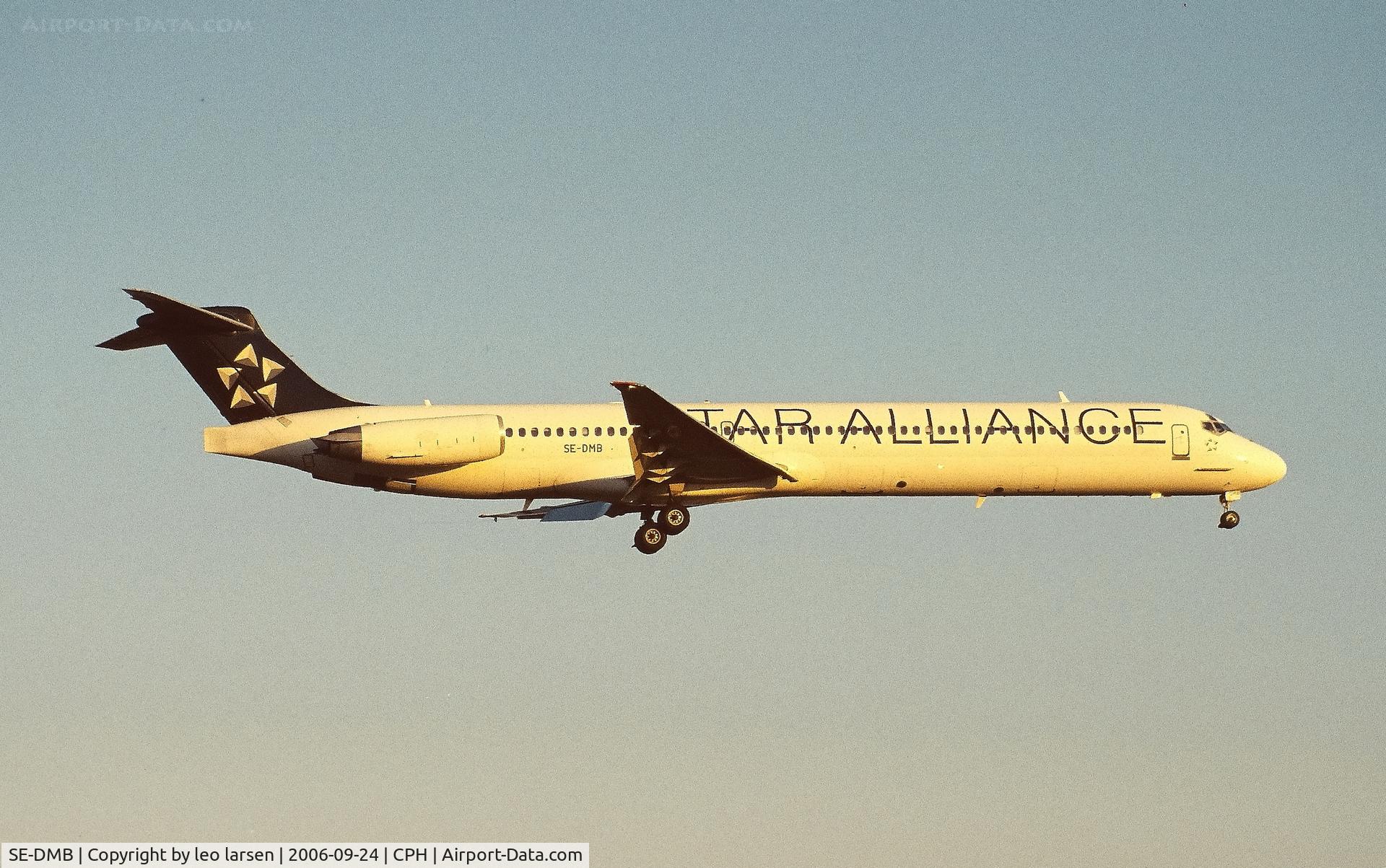 SE-DMB, 1991 McDonnell Douglas MD-81 (DC-9-81) C/N 53314, Copenhagen 24.9.2006