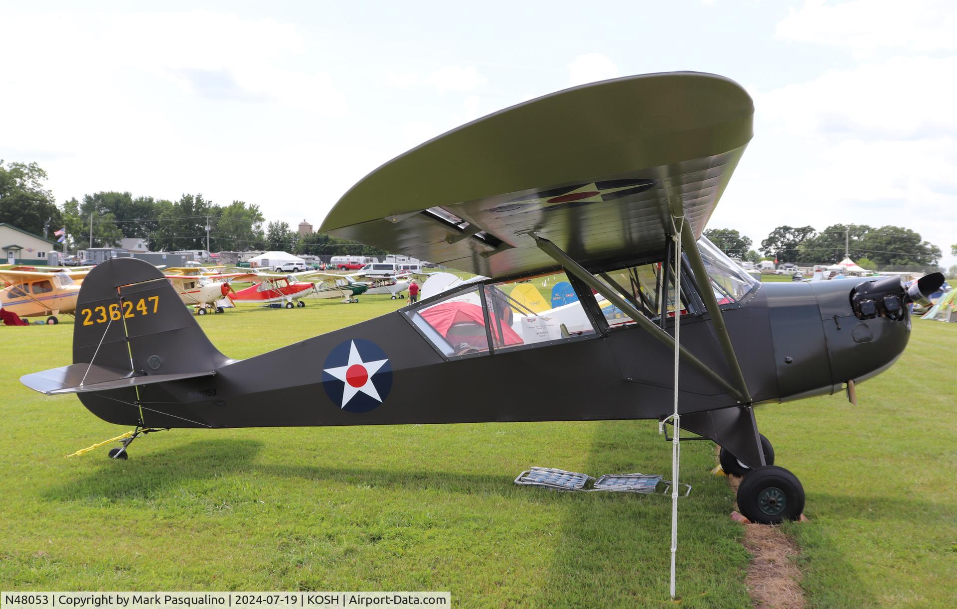 N48053, 1945 Aeronca 0-58B Grasshopper C/N 058B2732, Aeronca O-58B