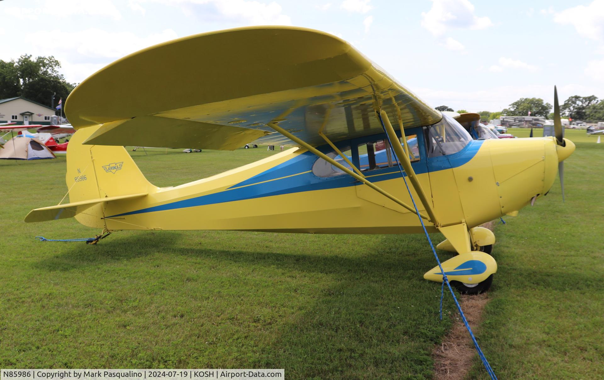 N85986, 1946 Aeronca 11AC Chief C/N 11AC-401, Aeronca 11AC