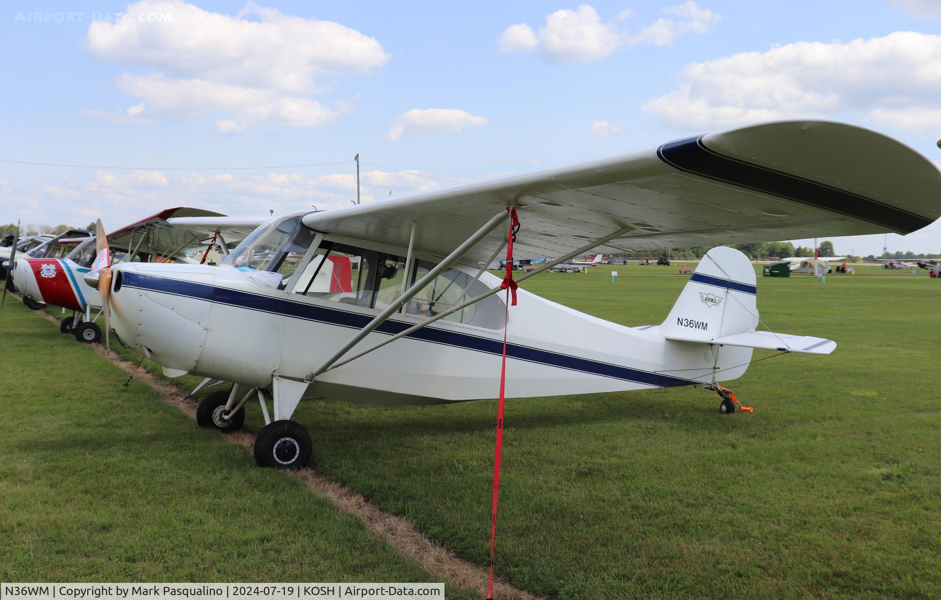 N36WM, Aeronca 7AC Champion C/N 7AC1837, Aeronca 7AC