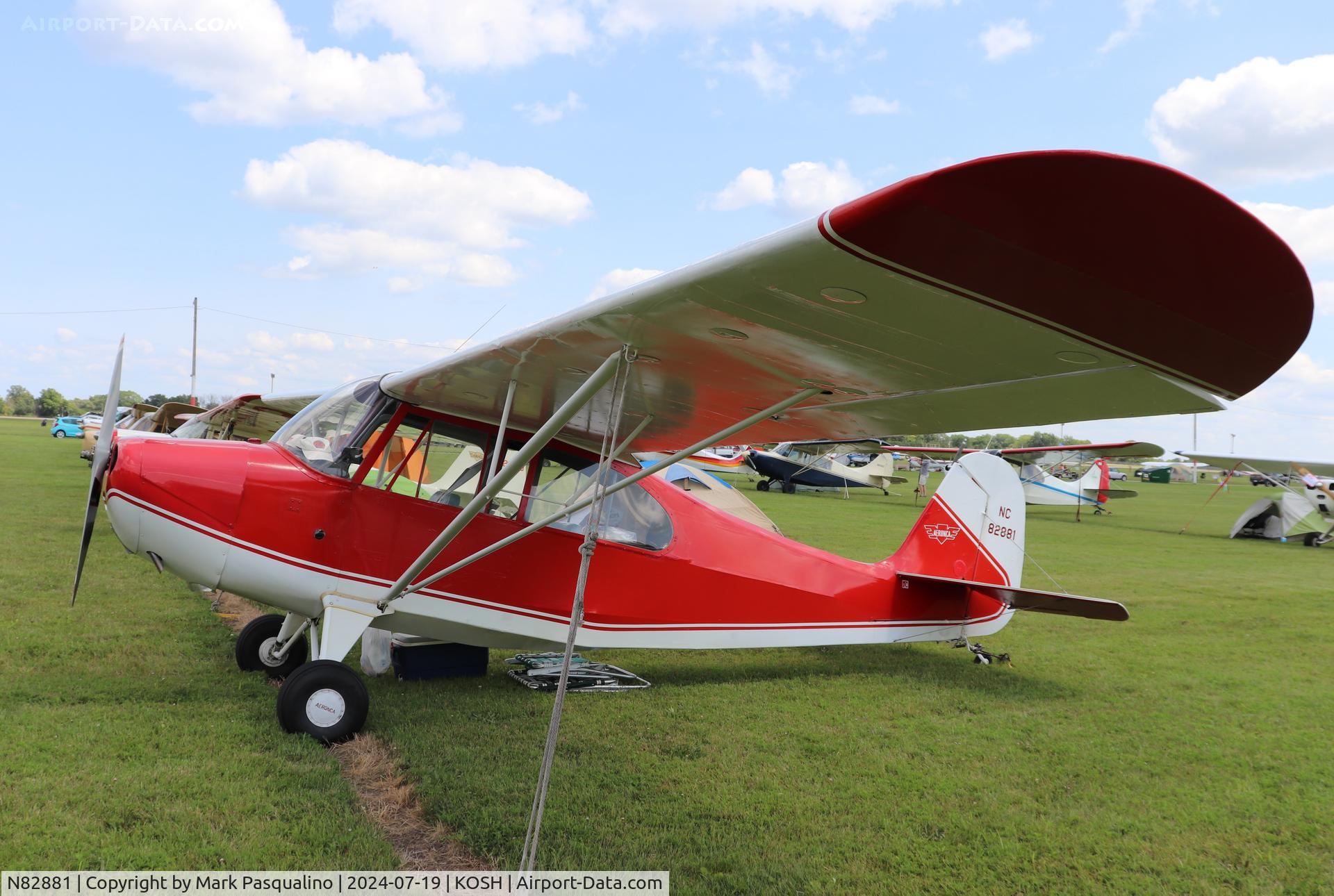 N82881, 1946 Champion 7AC C/N 7AC-1531, Aeronca 7AC