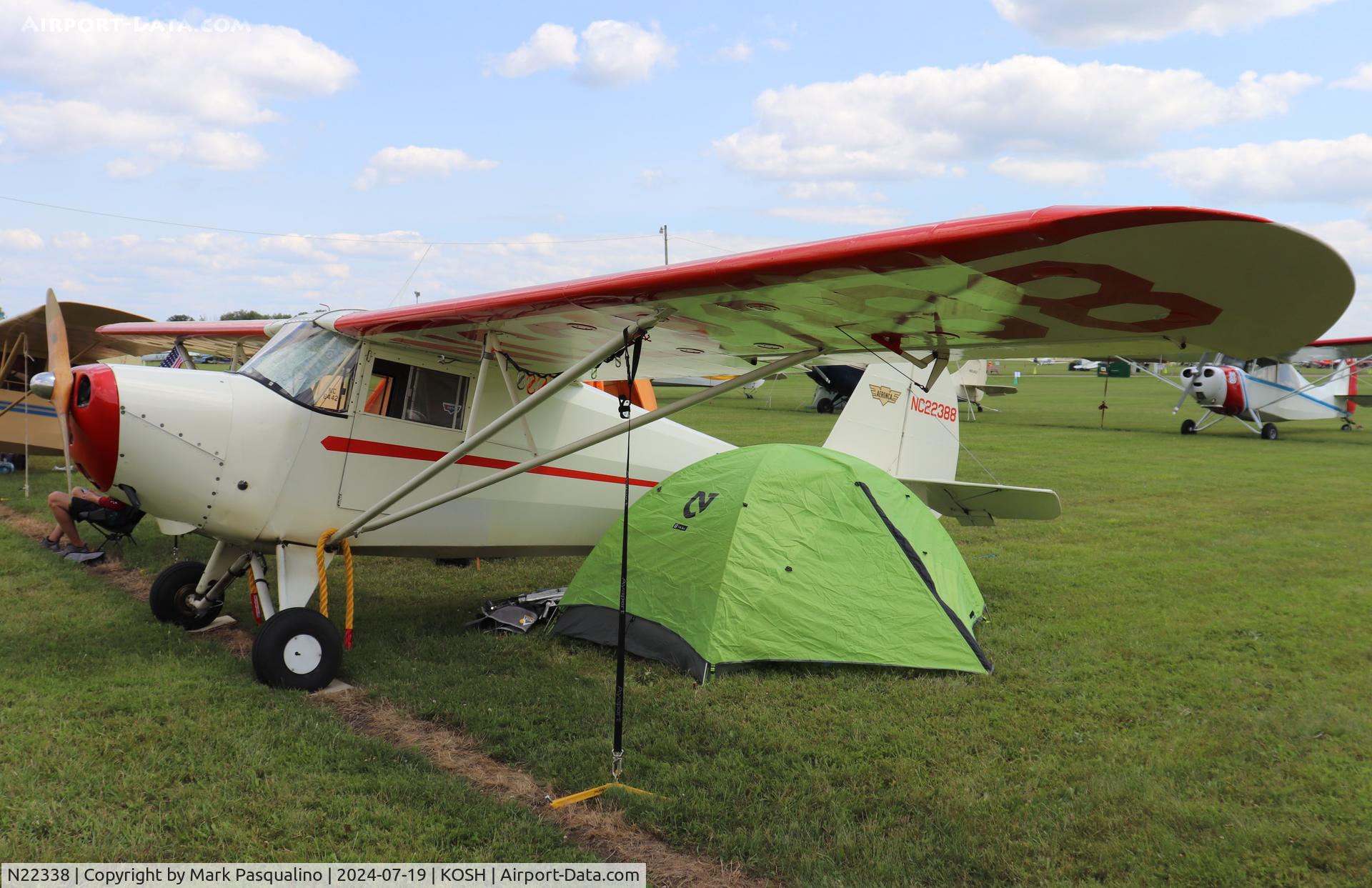 N22338, 1939 Aeronca K C/N K-357, Aeronca K