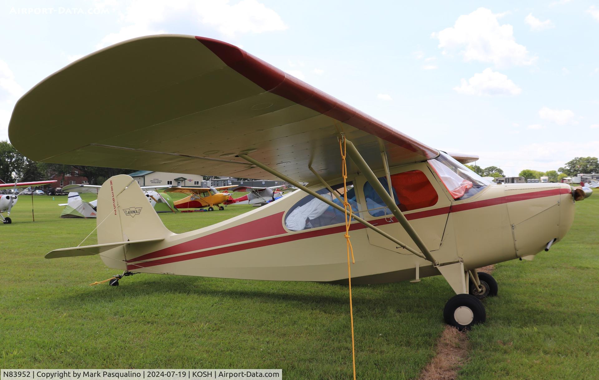 N83952, 1946 Aeronca 7AC Champion C/N 7AC-2637, Aeronca 7AC
