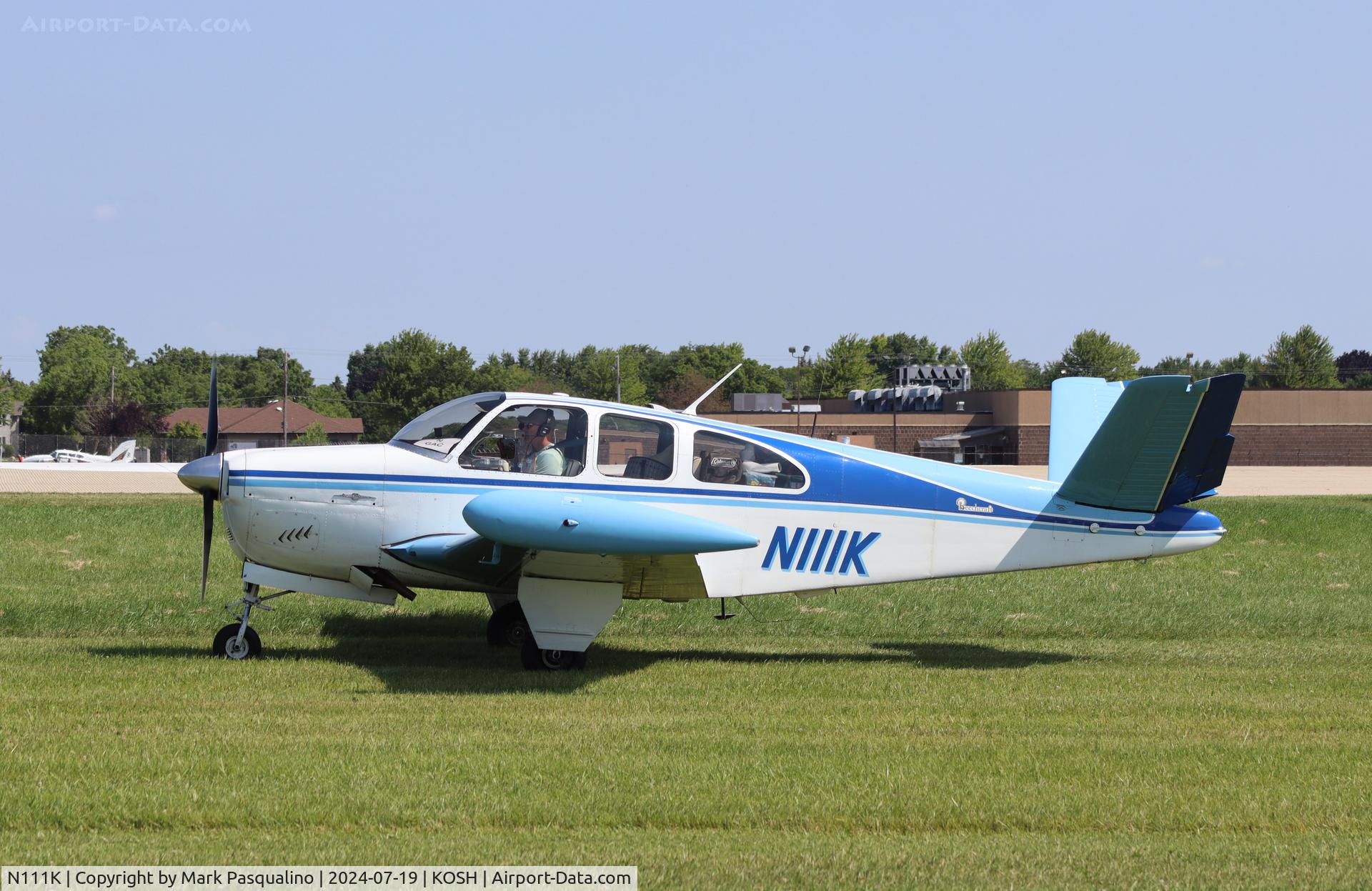 N111K, 1961 Beech N35 Bonanza C/N D-6786, Beech N35