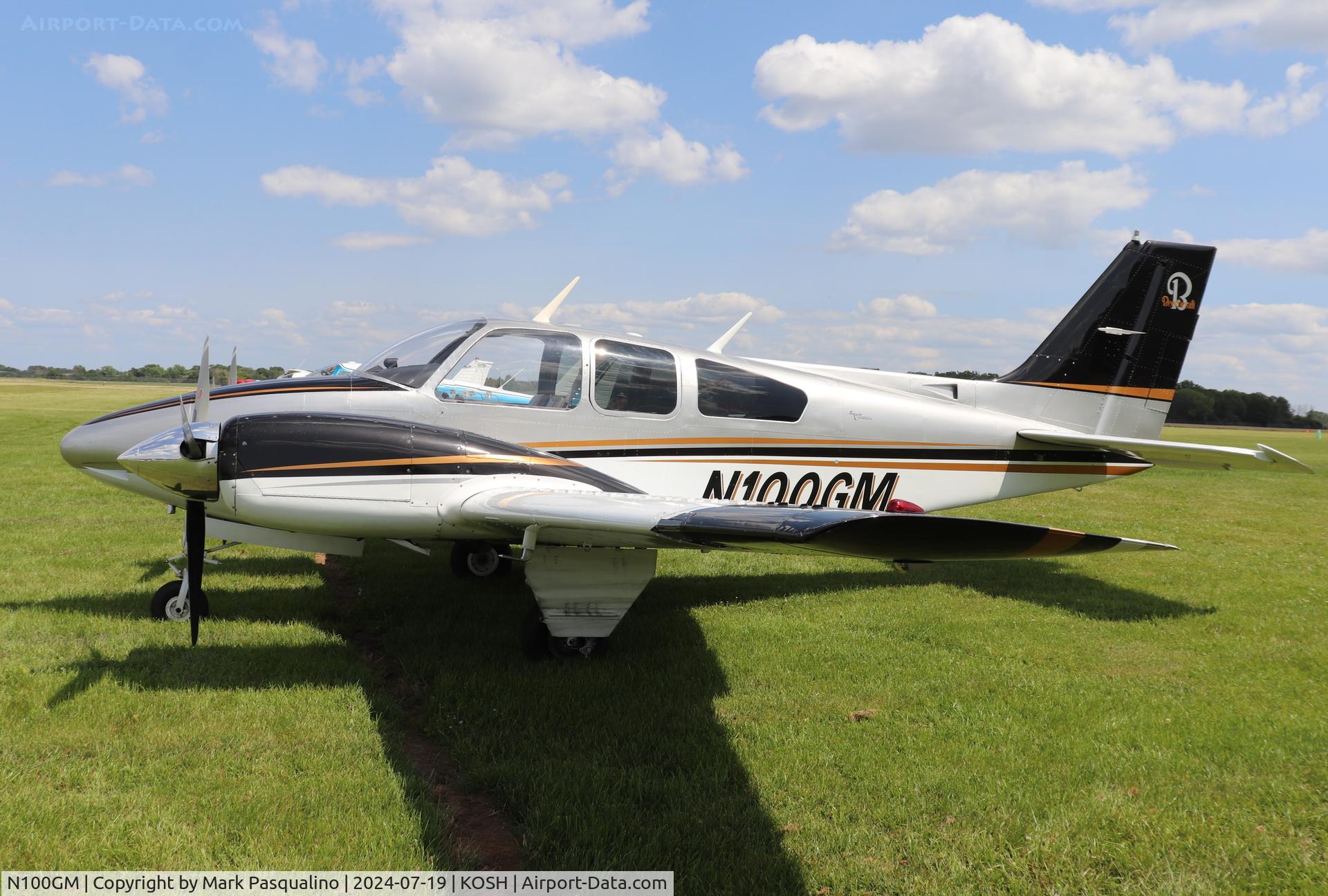 N100GM, 1968 Beech 95-B55 (T42A) Baron C/N TC-1183, Beech B55