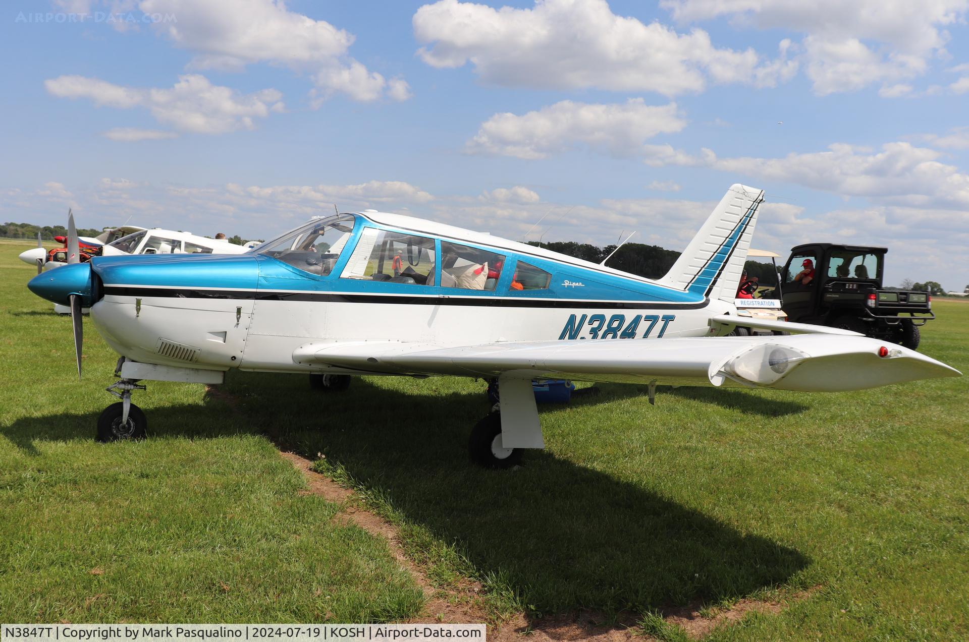 N3847T, 1967 Piper PA-28R-180 Cherokee Arrow C/N 28R-30168, Piper PA-28R-180