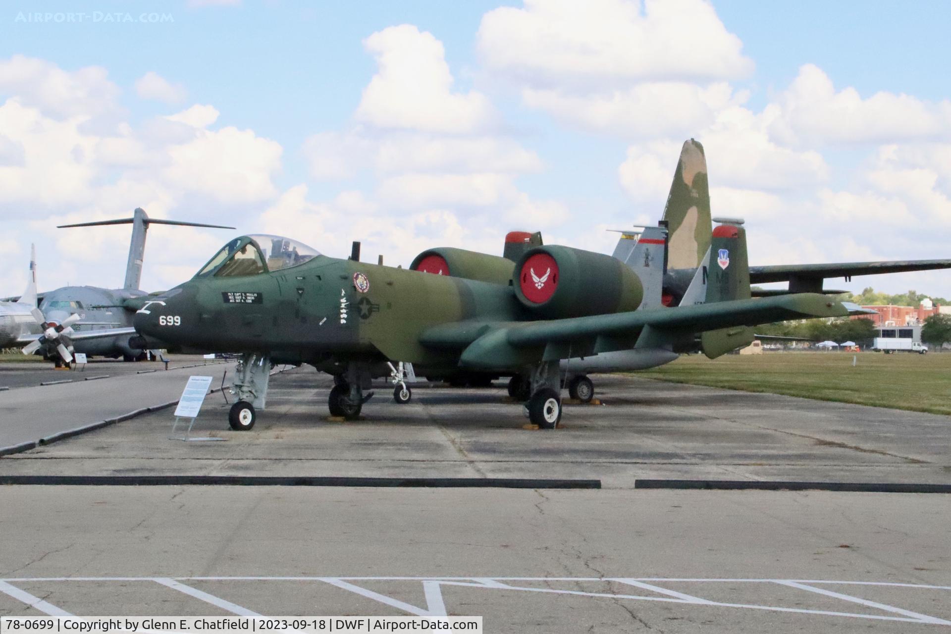 78-0699, 1978 Fairchild Republic A-10A Thunderbolt II C/N 319, At the National Museum of the USAF