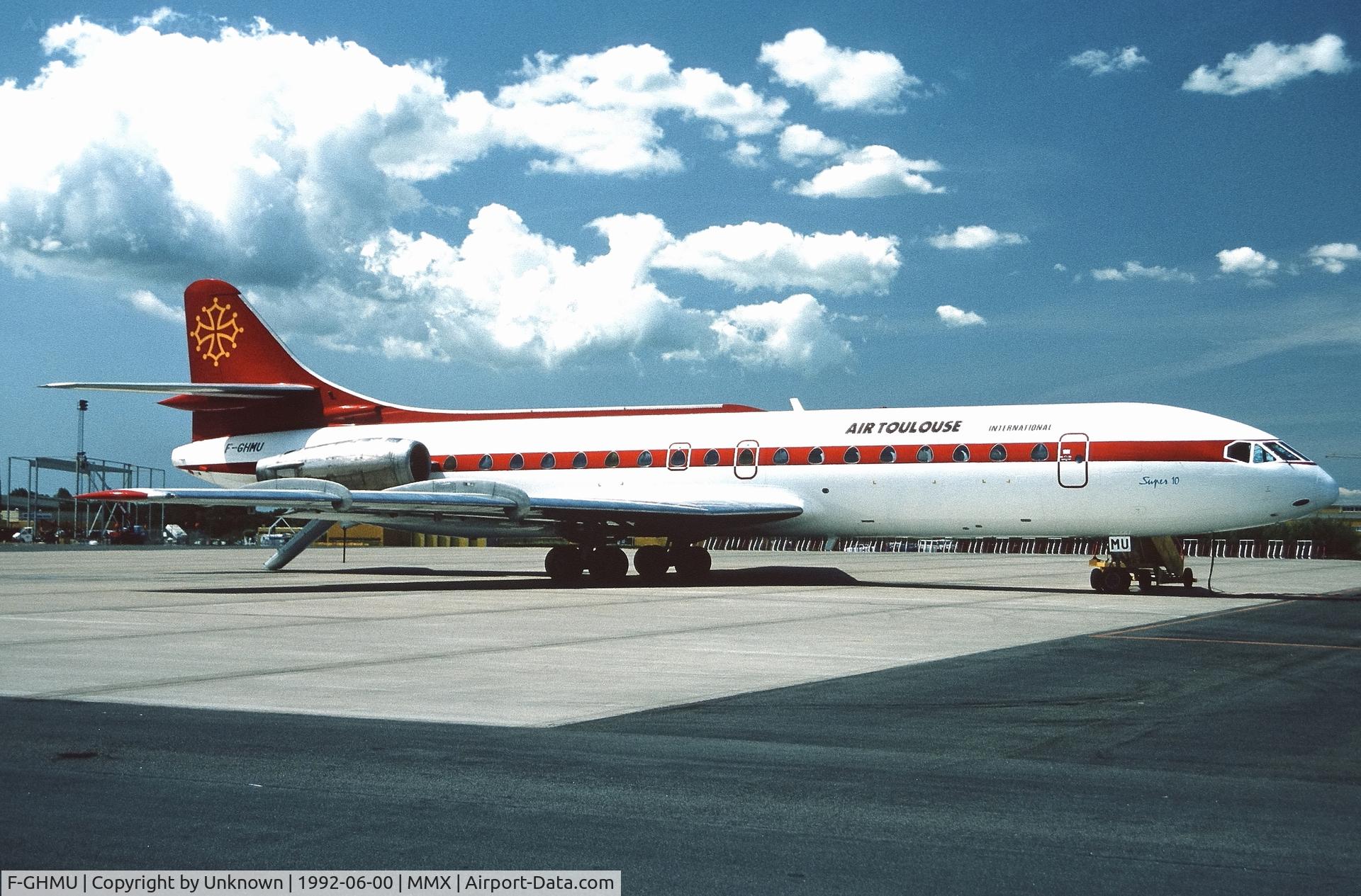 F-GHMU, 1968 Sud Aviation SE-210 Caravelle 10B3 Super B C/N 249, Malmö 6.1992.ex OY-STE Sterling