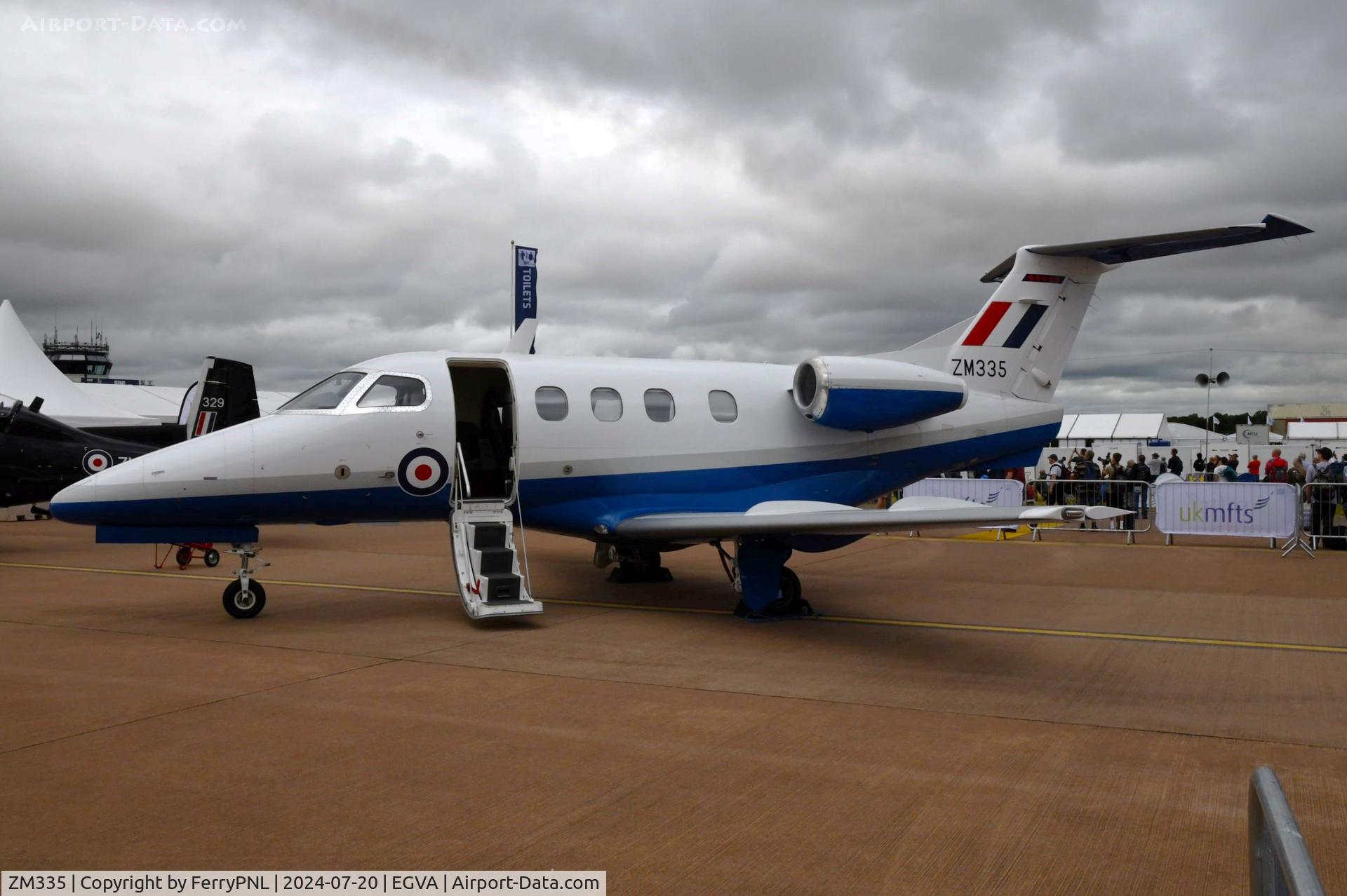 ZM335, 2017 Embraer EMB-500 Phenom 100 C/N 50000380, RAF 	Phenom-T.1