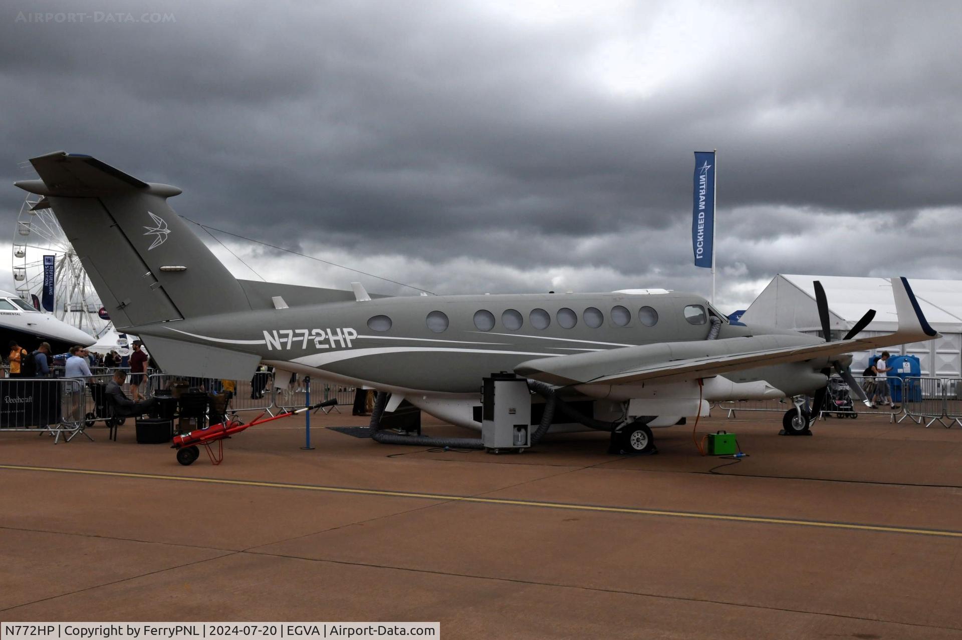 N772HP, 1999 Beechcraft King Air 350 C/N FL-262, Metrea Special Aerospace converted Be350