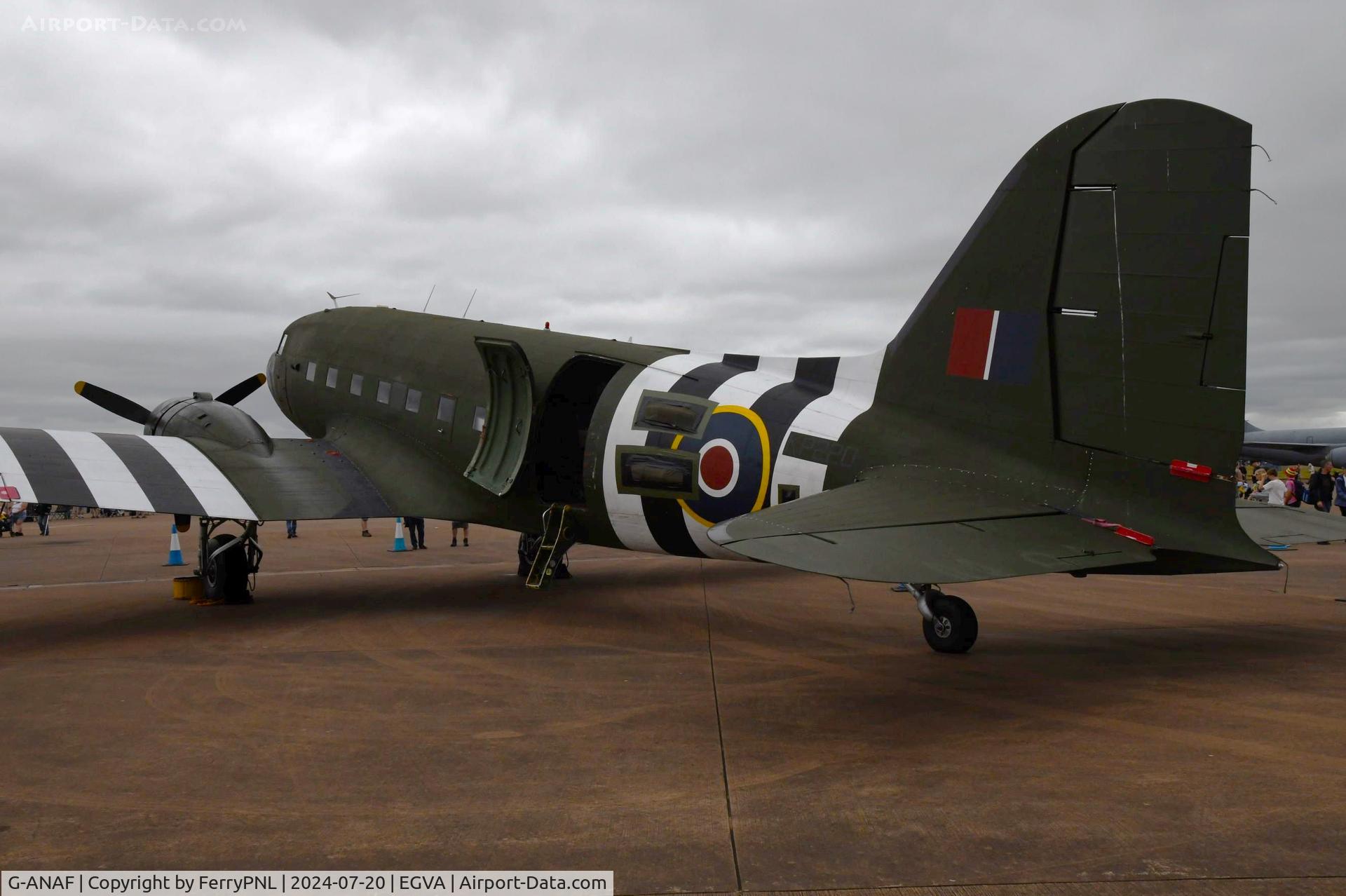 G-ANAF, 1944 Douglas DC-3C-R-1830-90C (C-47B) C/N 33436, Aero Legends Leasing Ltd DC3