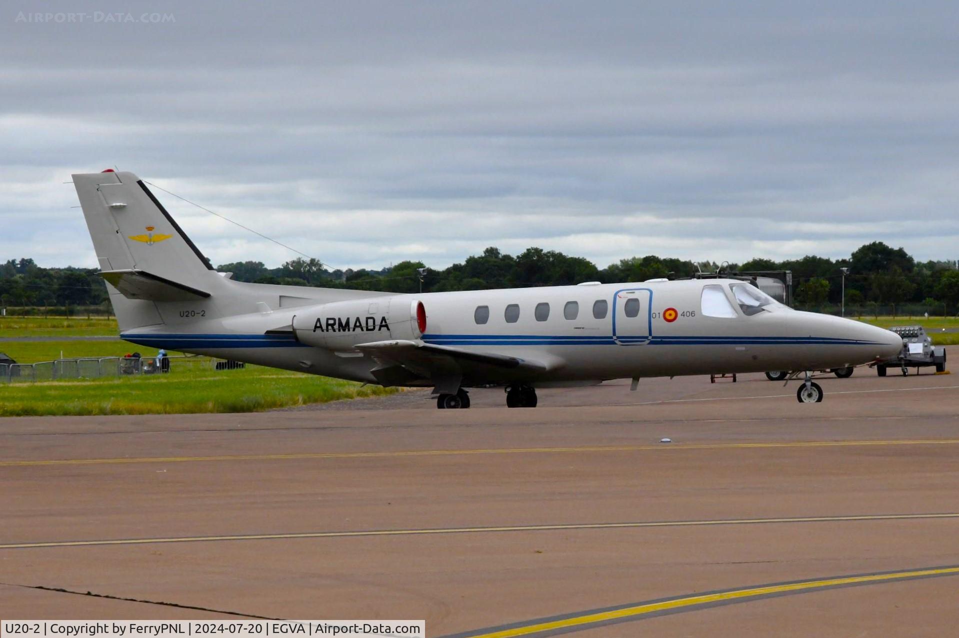 U20-2, 1982 Cessna 550 Citation Bravo C/N 550-0446, Spanish Air Force-Ejercito del Aire Ce550
