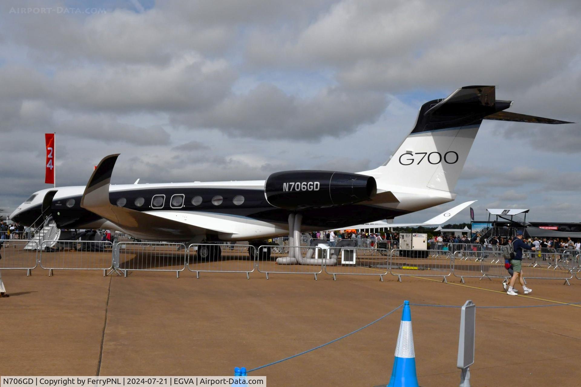 N706GD, 2022 Gulfstream G700 C/N 87006, Grumman G700 demonstrator