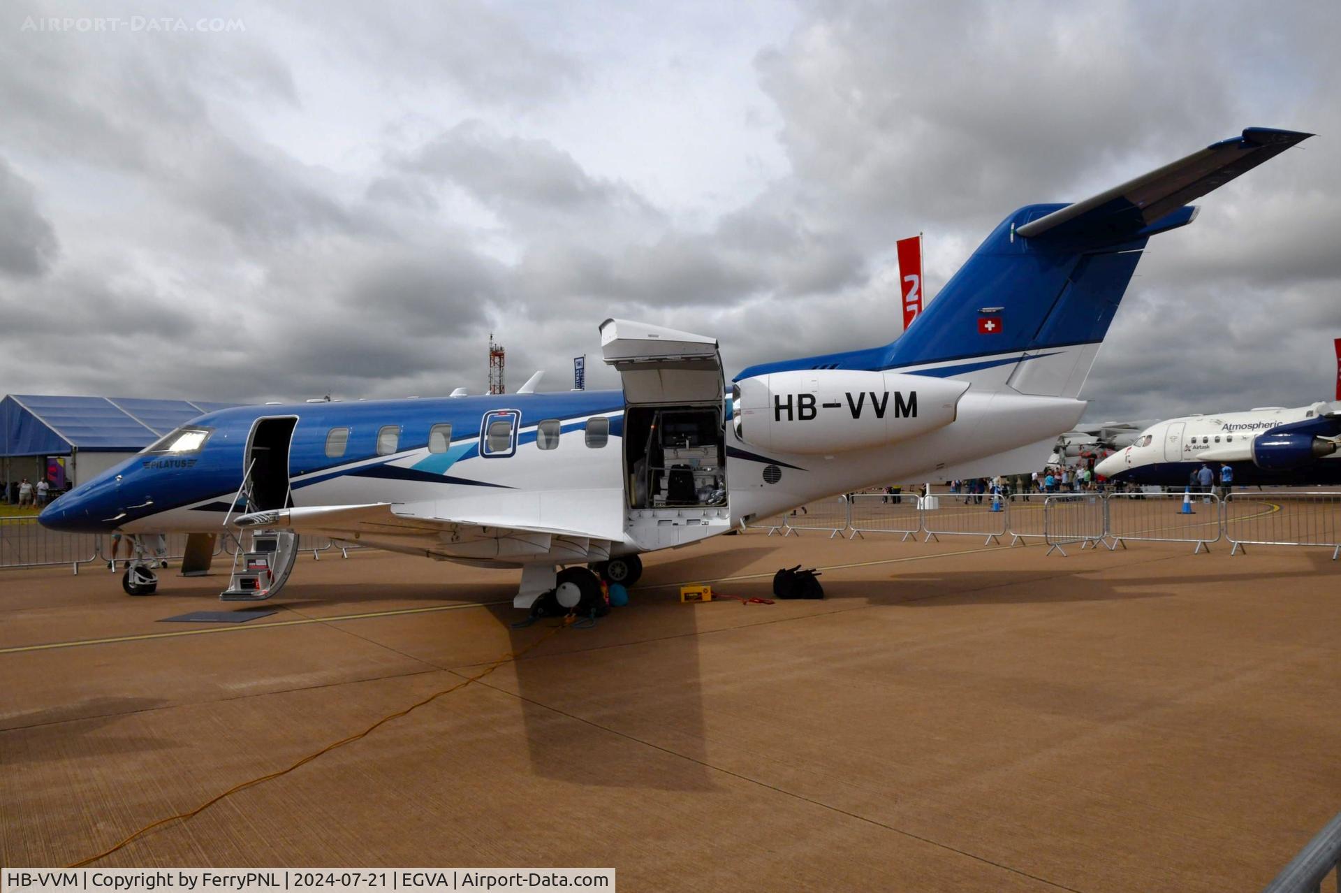 HB-VVM, 2024 Pilatus PC-24 C/N 504, Pilatus showed its PC24