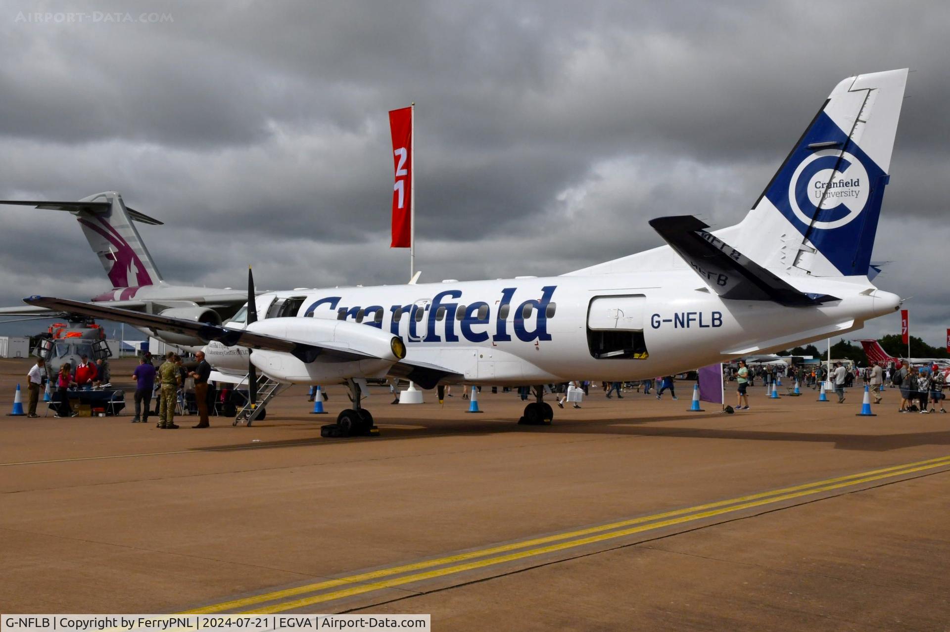 G-NFLB, 1998 Saab 340B C/N 340B-456, Cranfield University SF340B