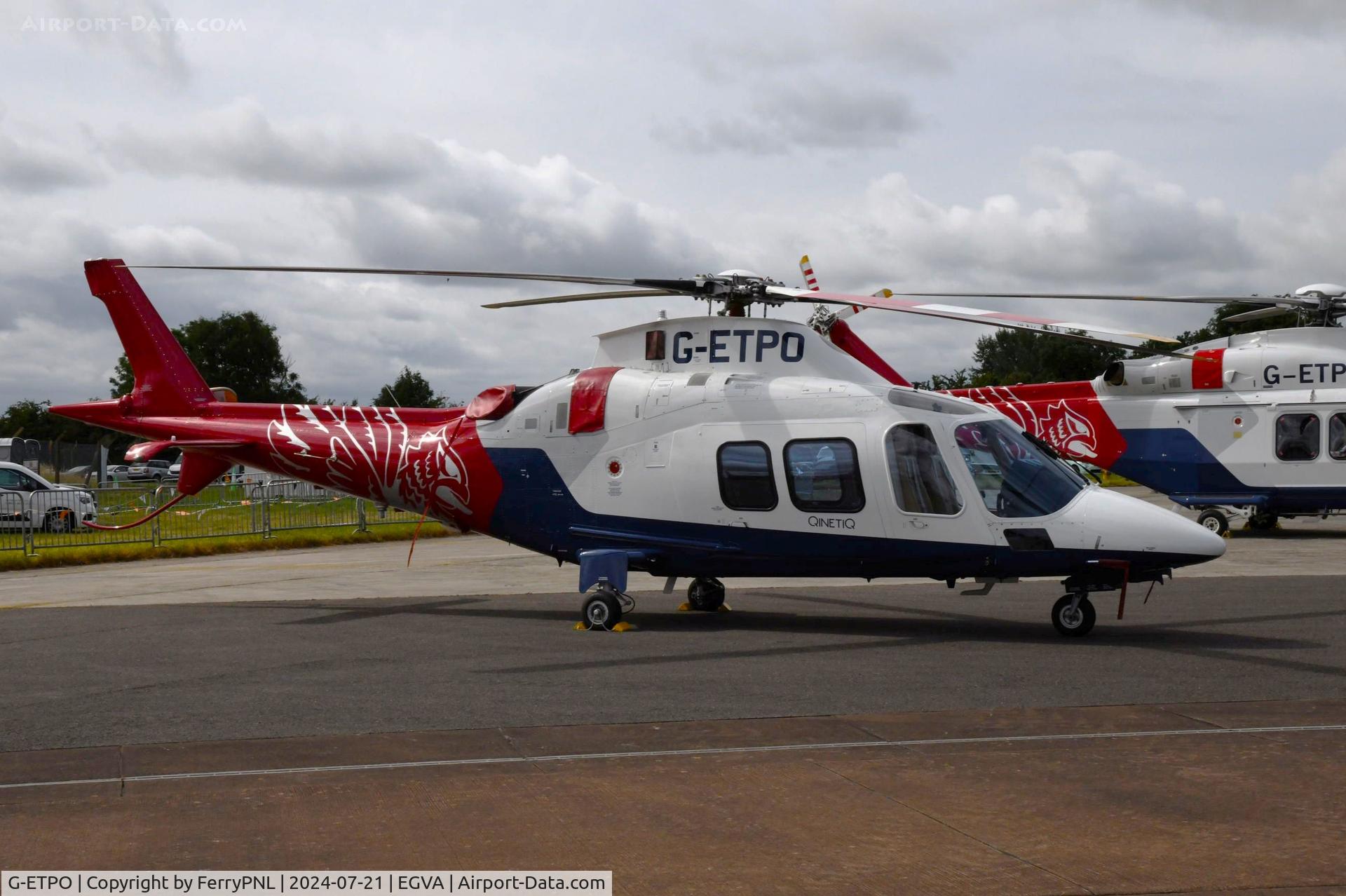 G-ETPO, 2010 Agusta A-109S Grand C/N 22165, QinetiQ A109S