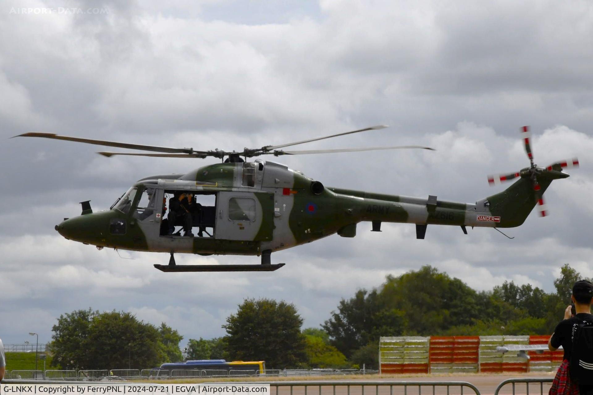 G-LNKX, 1980 Westland Lynx AH.7 C/N 167, Former RAF Lynx
