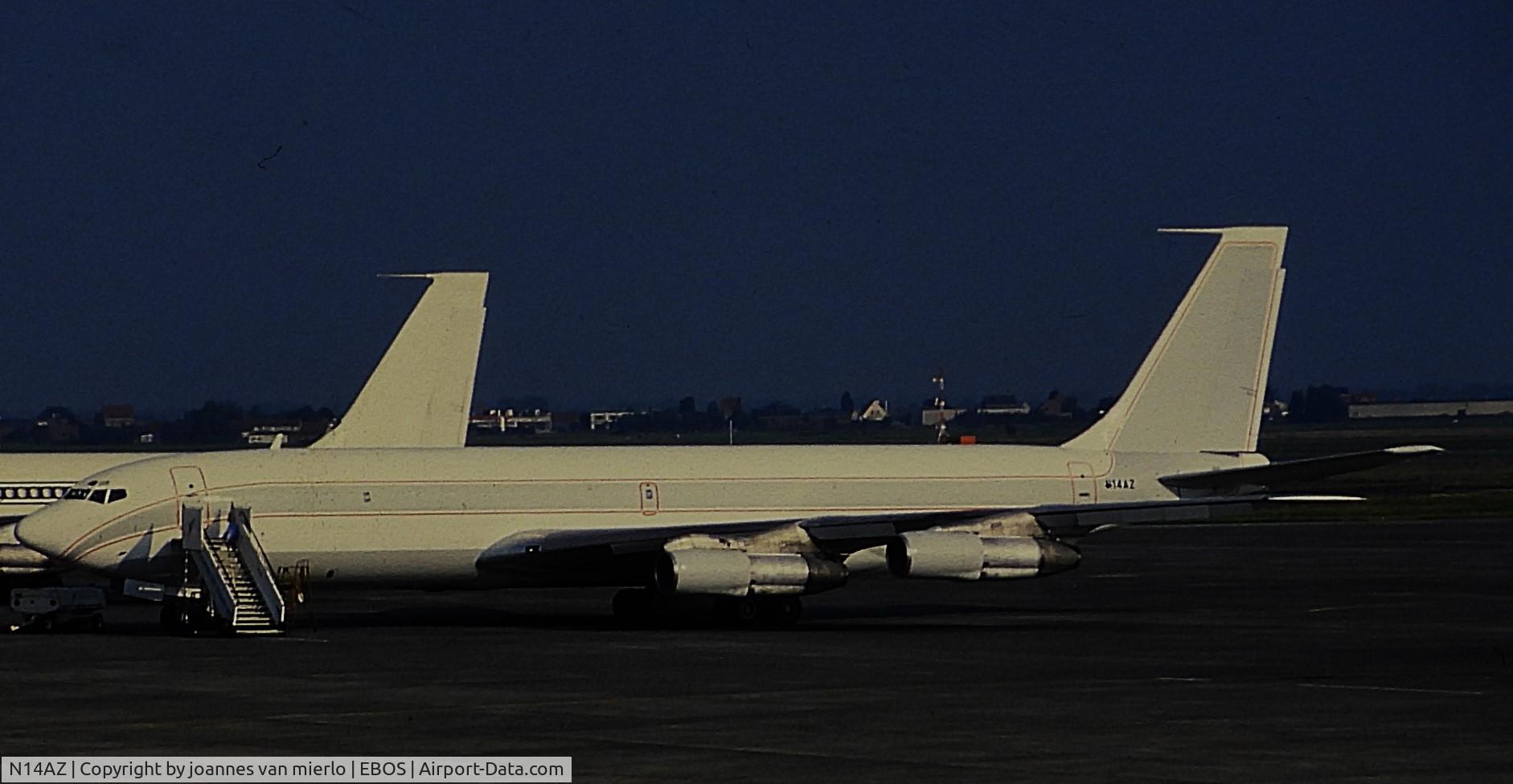 N14AZ, 1967 Boeing 707-336C C/N 19498, ex-slide