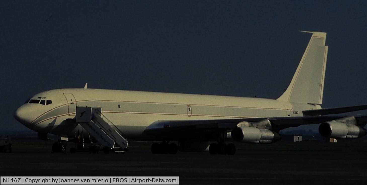 N14AZ, 1967 Boeing 707-336C C/N 19498, ex-slide