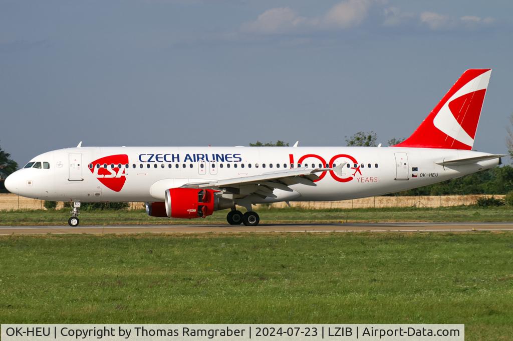 OK-HEU, 2002 Airbus A320-214 C/N 1885, CSA - Czech Airlines 