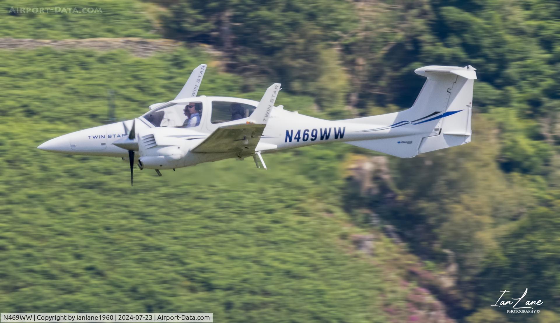 N469WW, 2007 Diamond DA-42 Twin Star C/N 42.AC074, Lake District