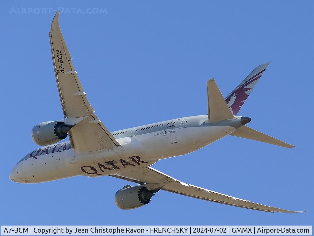 A7-BCM, 2014 Boeing 787-8 Dreamliner C/N 38331, QR1396 to Casablanca and Doha