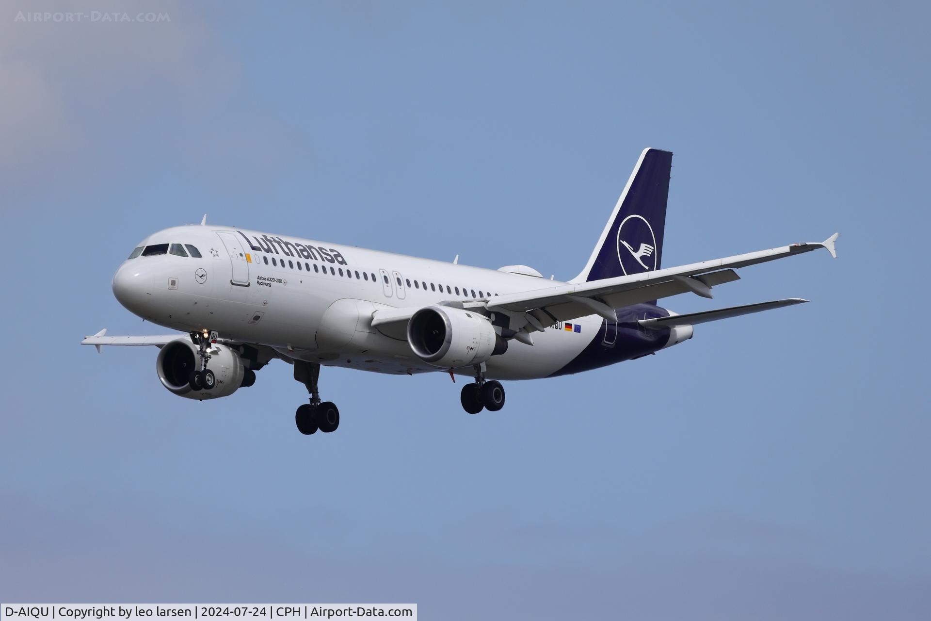 D-AIQU, 2000 Airbus A320-211 C/N 1365, Copenhagen 24.7.2024