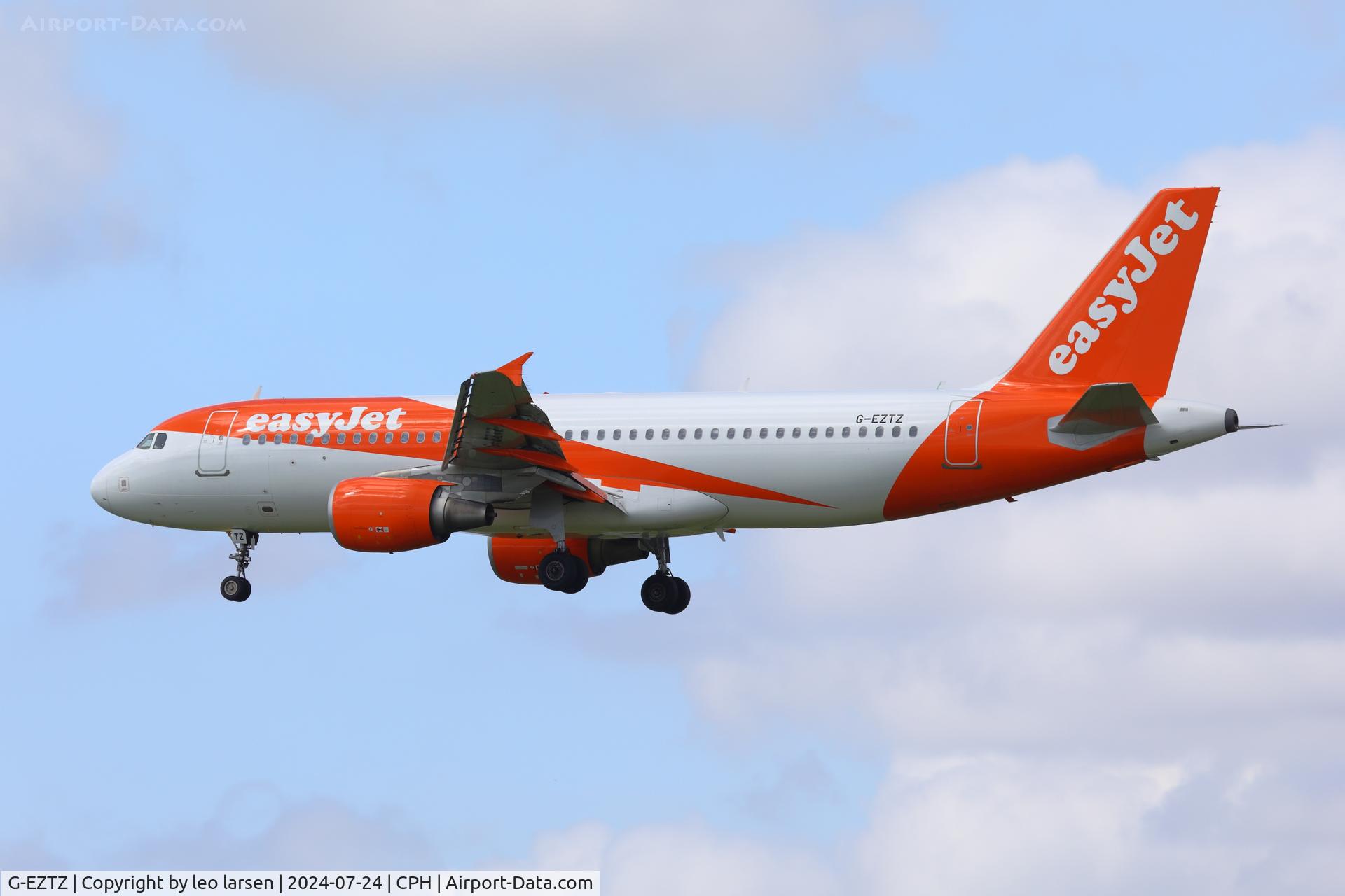 G-EZTZ, 2010 Airbus A320-214 C/N 4556, Copenhagen 24.7.2024
