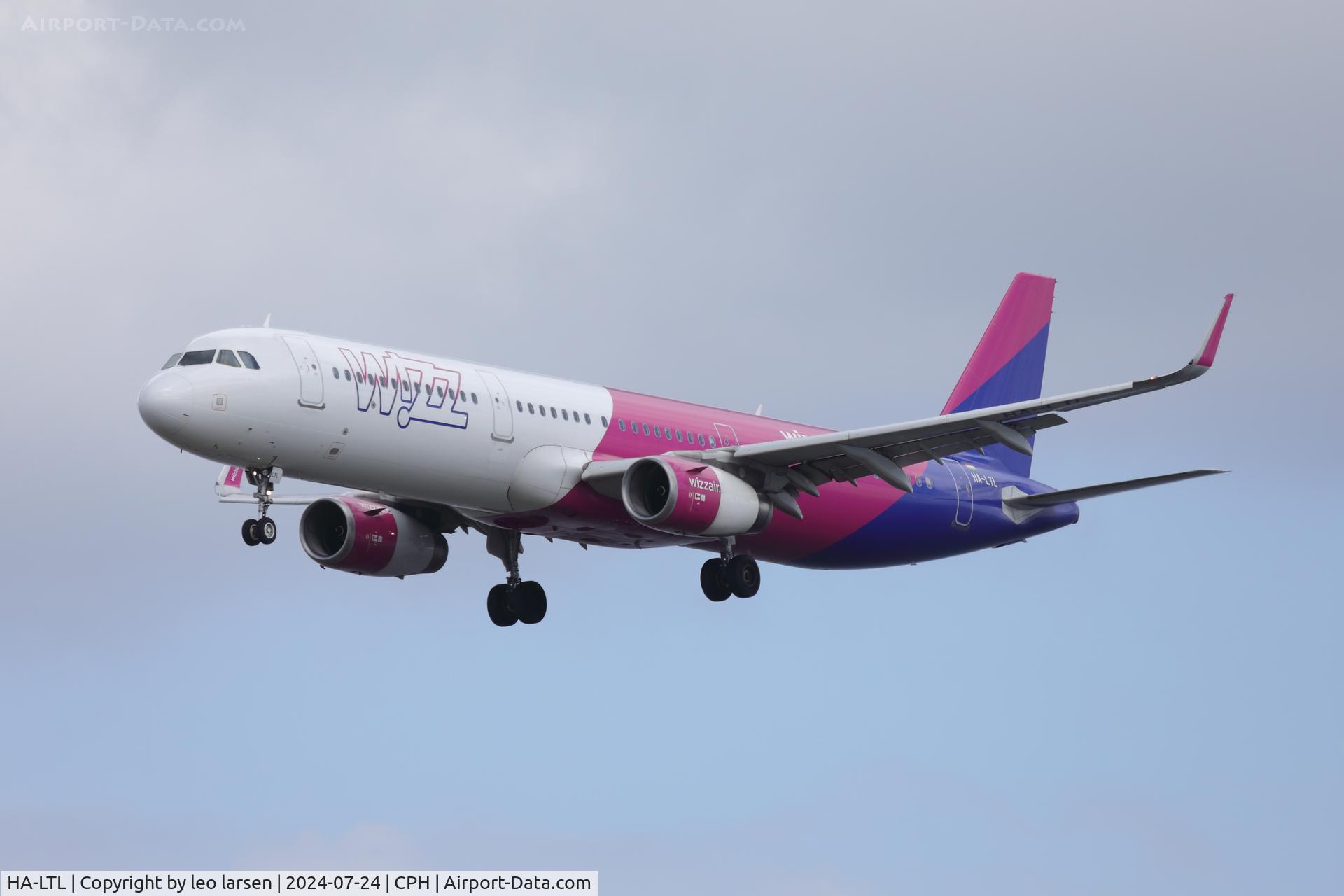 HA-LTL, 2018 Airbus A321-231 C/N 8169, Copenhagen 24.7.2024