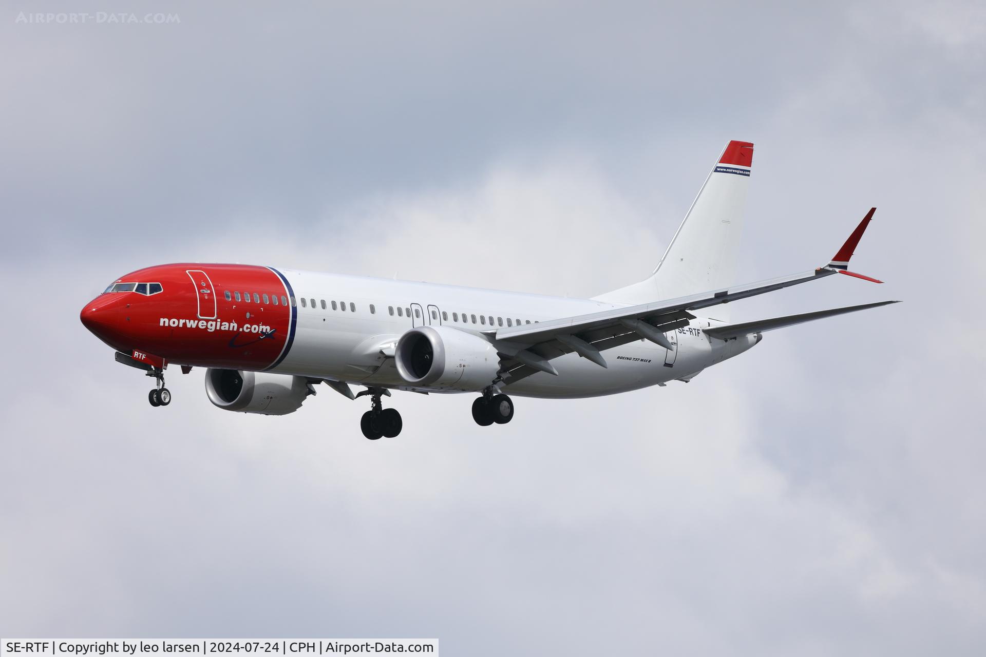 SE-RTF, 2023 Boeing 737-8 Max C/N 66350, Copenhagen 24.7.2024-
