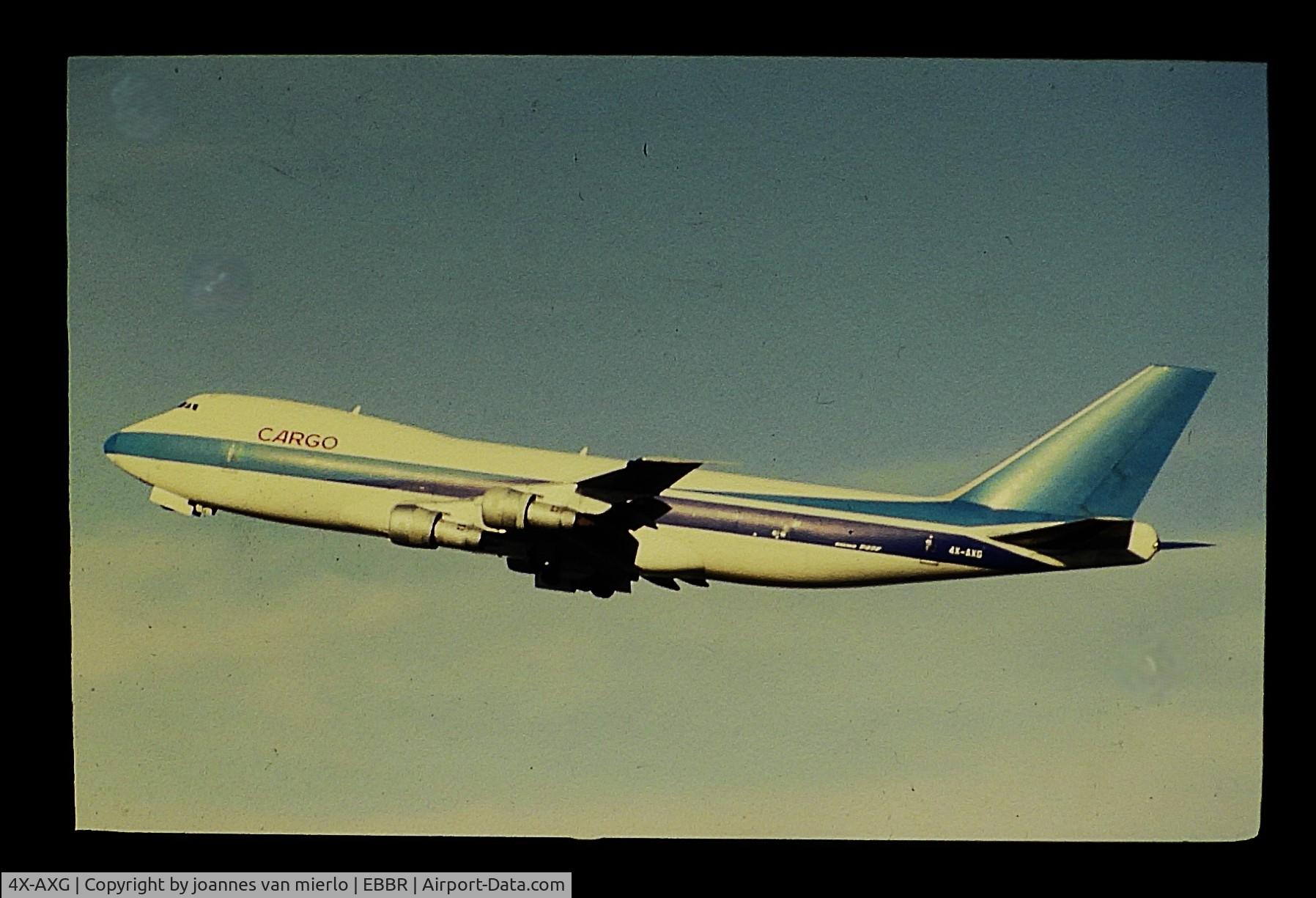 4X-AXG, 1979 Boeing 747-258F C/N 21737, ex-slide