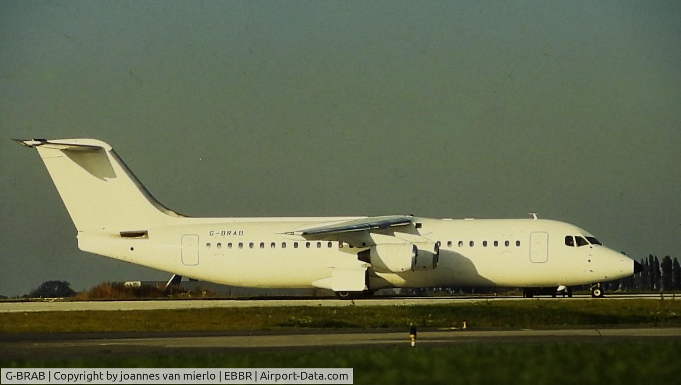 G-BRAB, 1989 British Aerospace BAe.146-300 C/N E3131, ex-slide