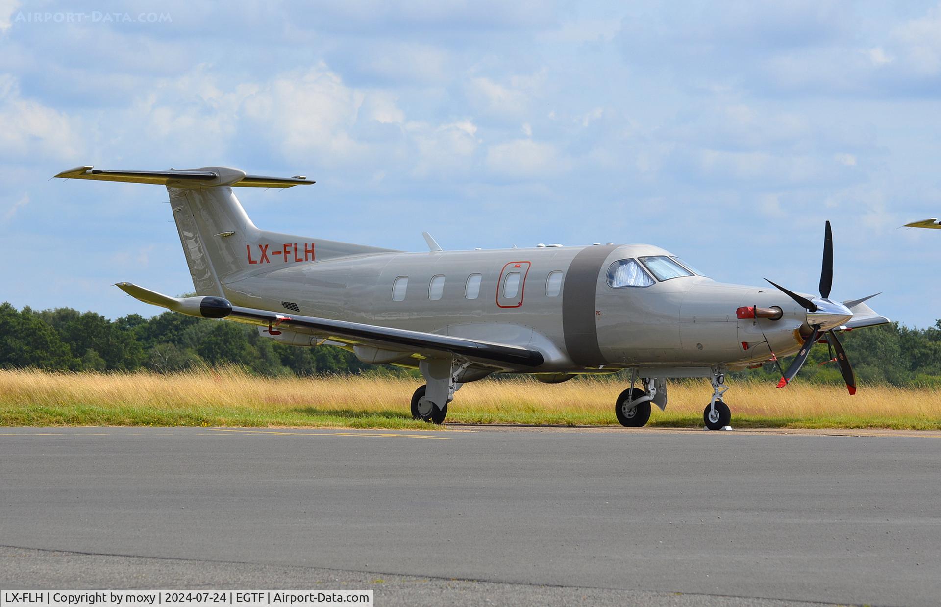 LX-FLH, 2020 Pilatus PC-12/47E C/N 2011, Pilatus PC-12/47E at Fairoaks.
