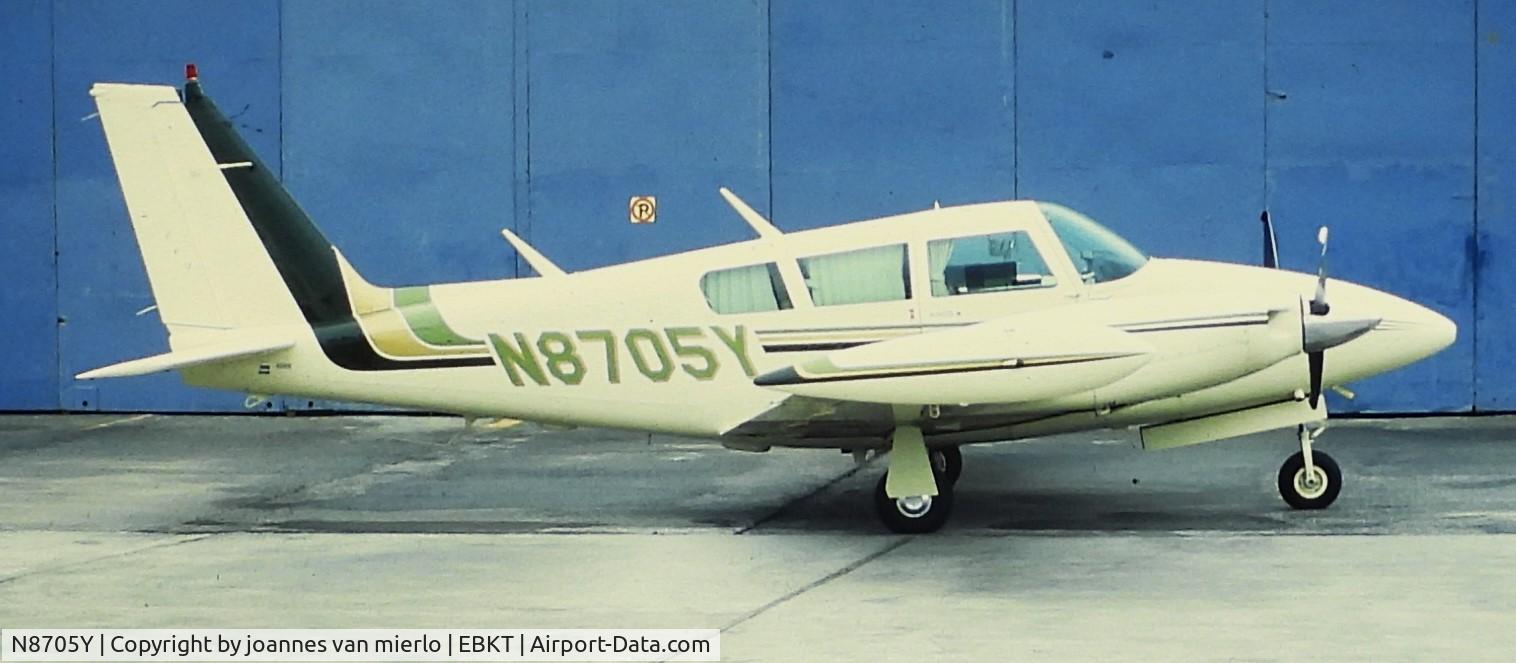 N8705Y, 1969 Piper PA-30 Twin Comanche C/N 30-1854, ex-slide