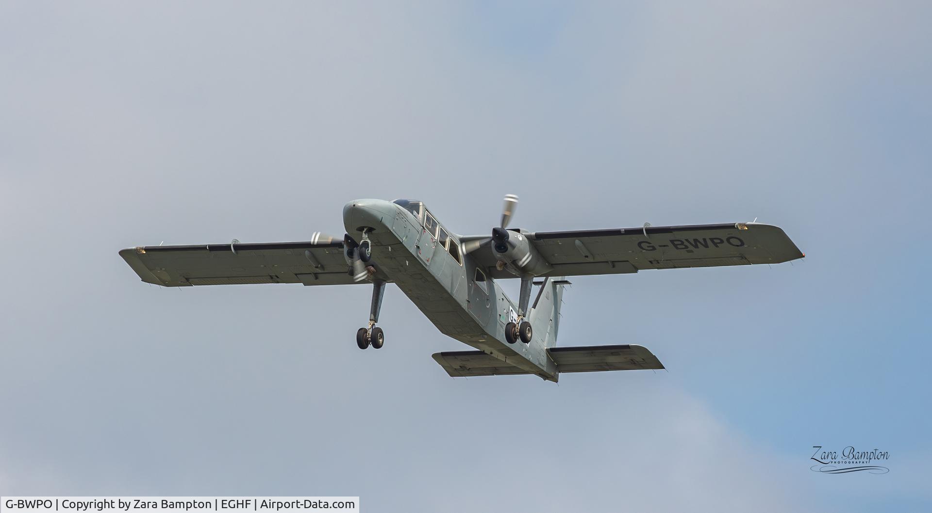 G-BWPO, 1997 Pilatus Britten-Norman BN-2T-4S Defender 4000 C/N 4009, G-BWPO in flight