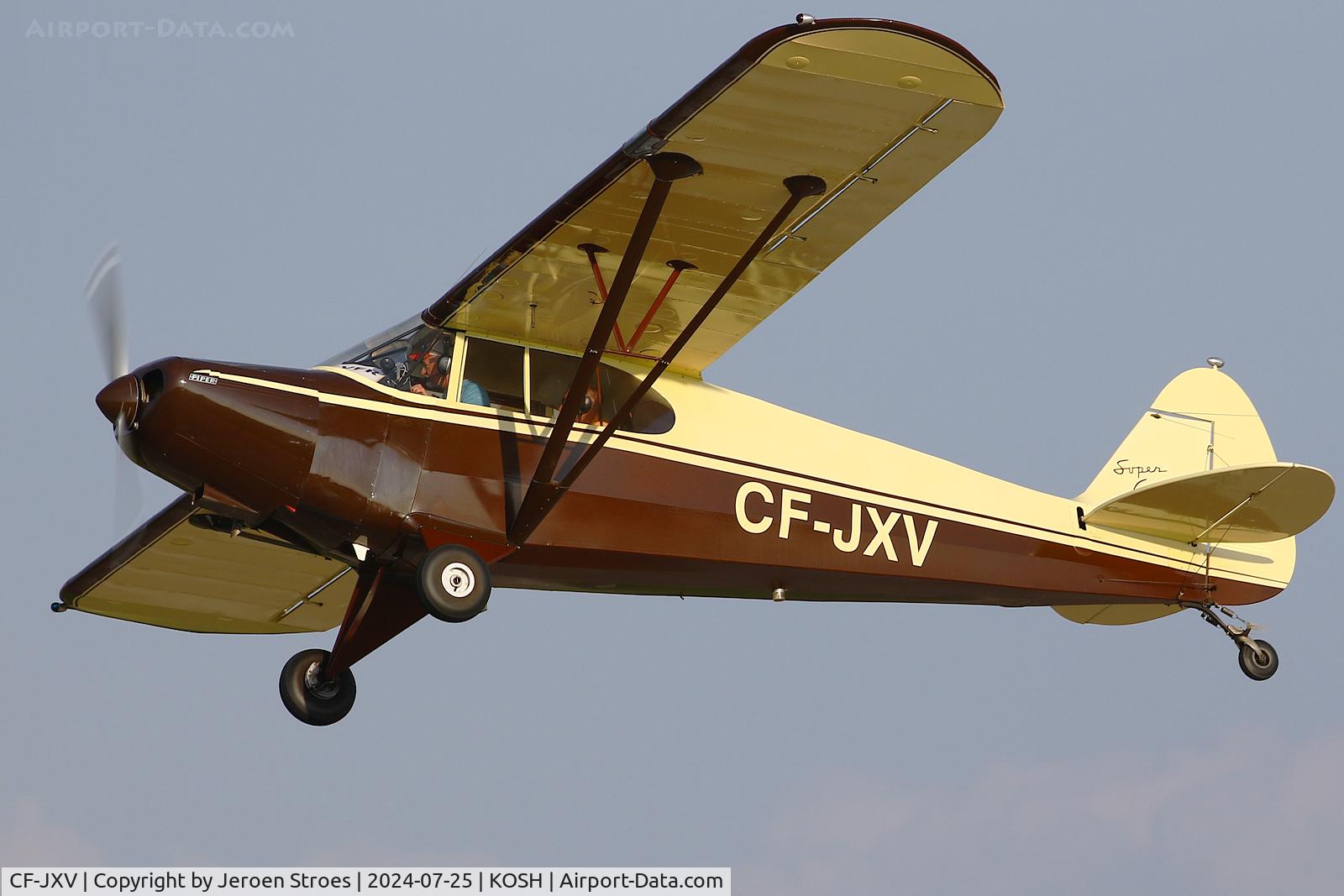 CF-JXV, 1947 Piper PA-12 Super Cruiser C/N 12-3213, kosh