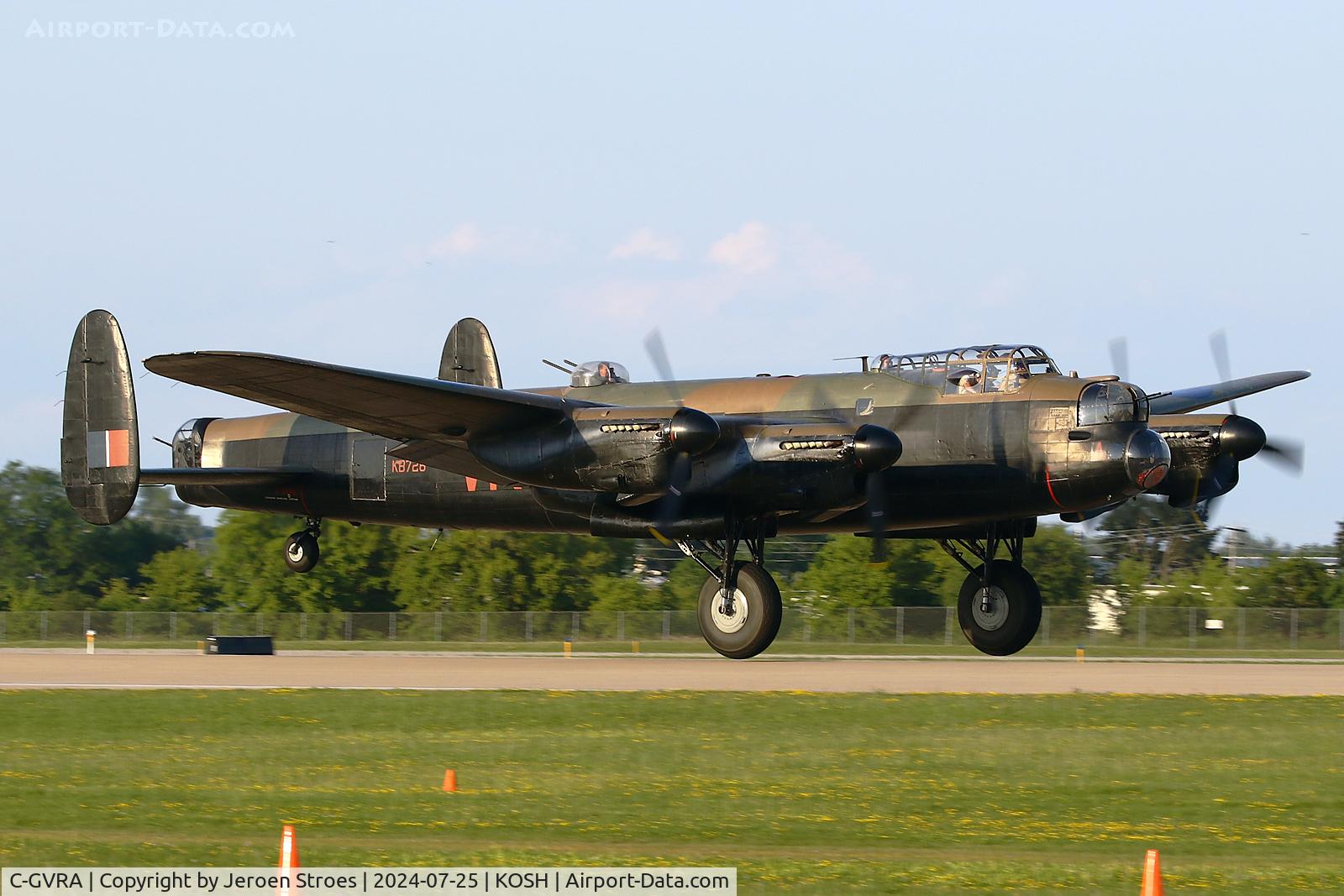 C-GVRA, 1945 Victory Aircraft Avro 683 Lancaster BX C/N FM 213 (3414), kosh