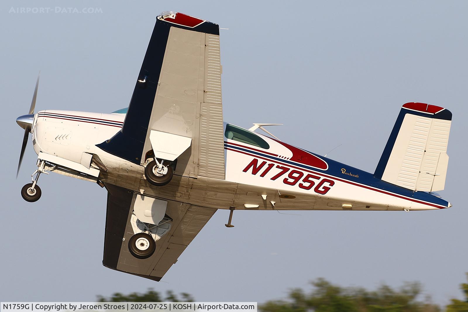 N1759G, 1962 Beech 35-B33 Debonair C/N CD-501, kosh