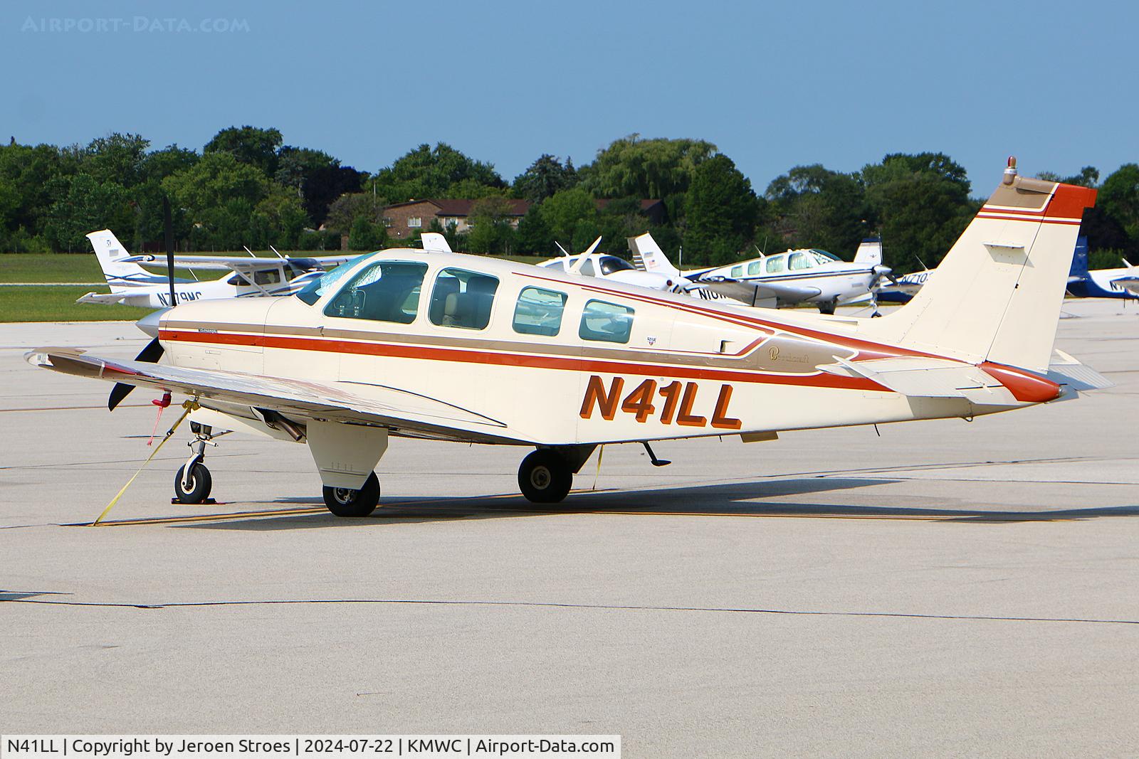 N41LL, 1980 Beech A36 Bonanza 36 C/N E-1644, kmwc