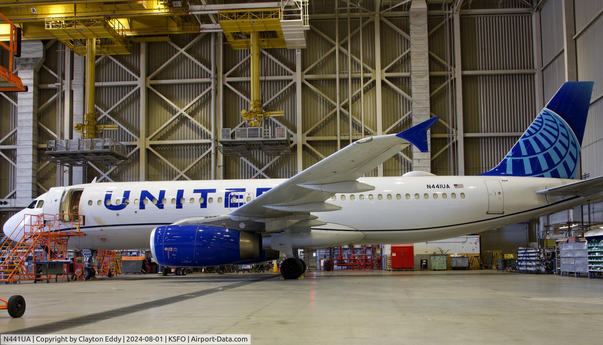 N441UA, 1997 Airbus A320-232 C/N 751, SFO 2024.
